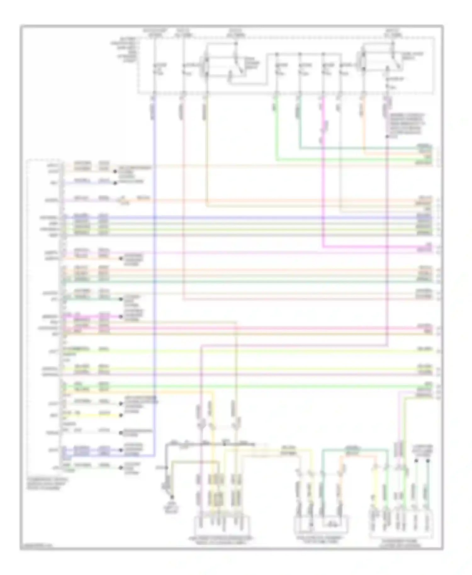 Wiring diagram air conditioning system cooling fans system for Lincoln MKZ II (2012-2016) (1 of 1)