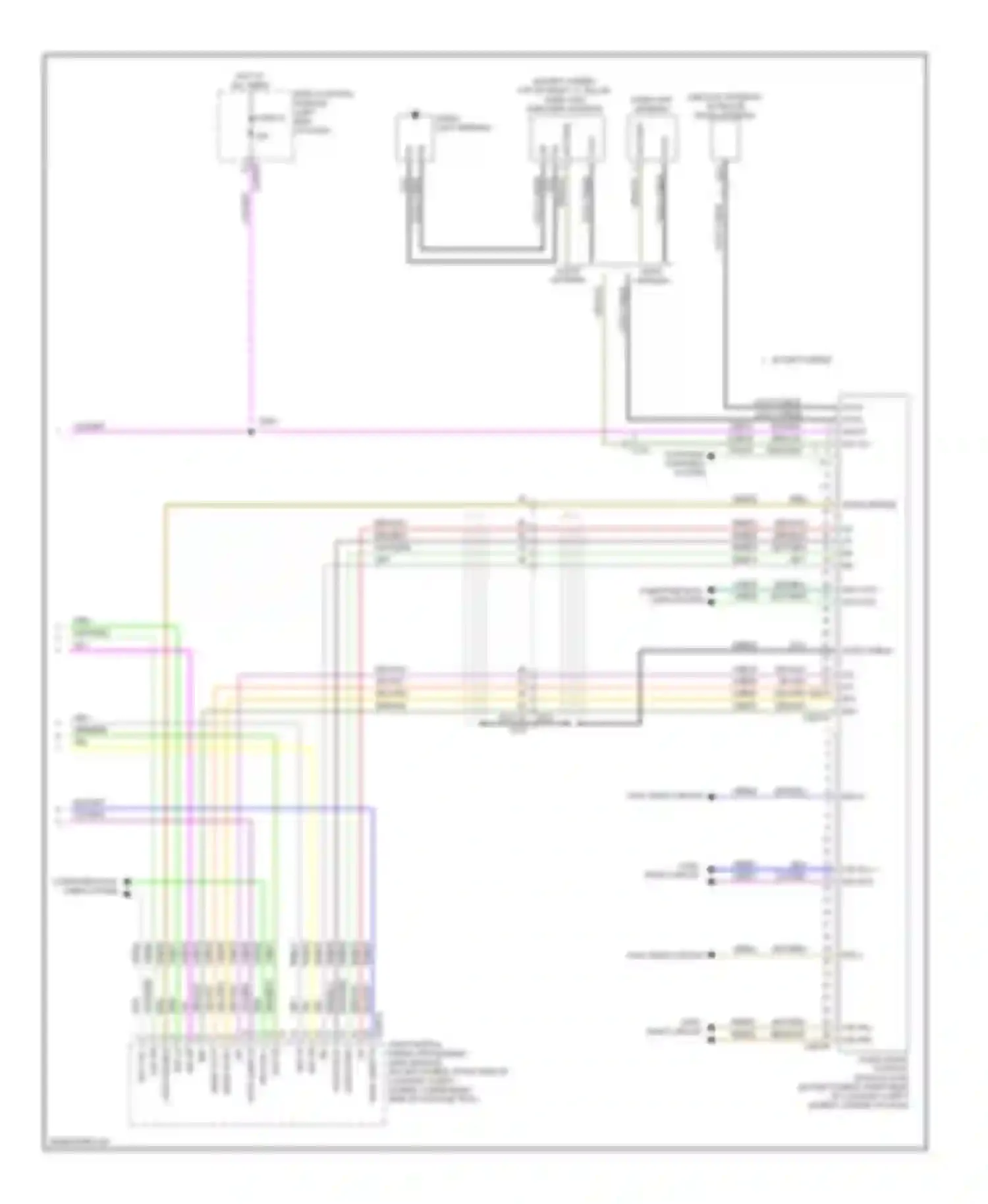 Wiring diagram audio unit antenna for Lincoln MKZ II (2012-2016) (2 of 7)