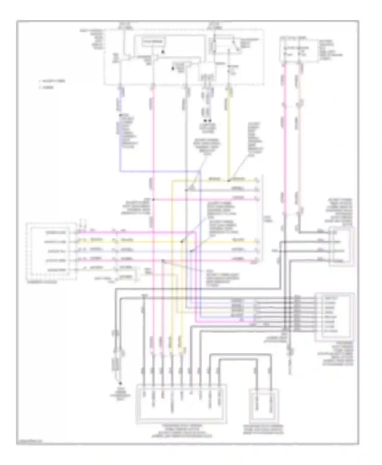 Wiring diagram battery junction box for Lincoln MKZ II (2012-2016) (3 of 7)