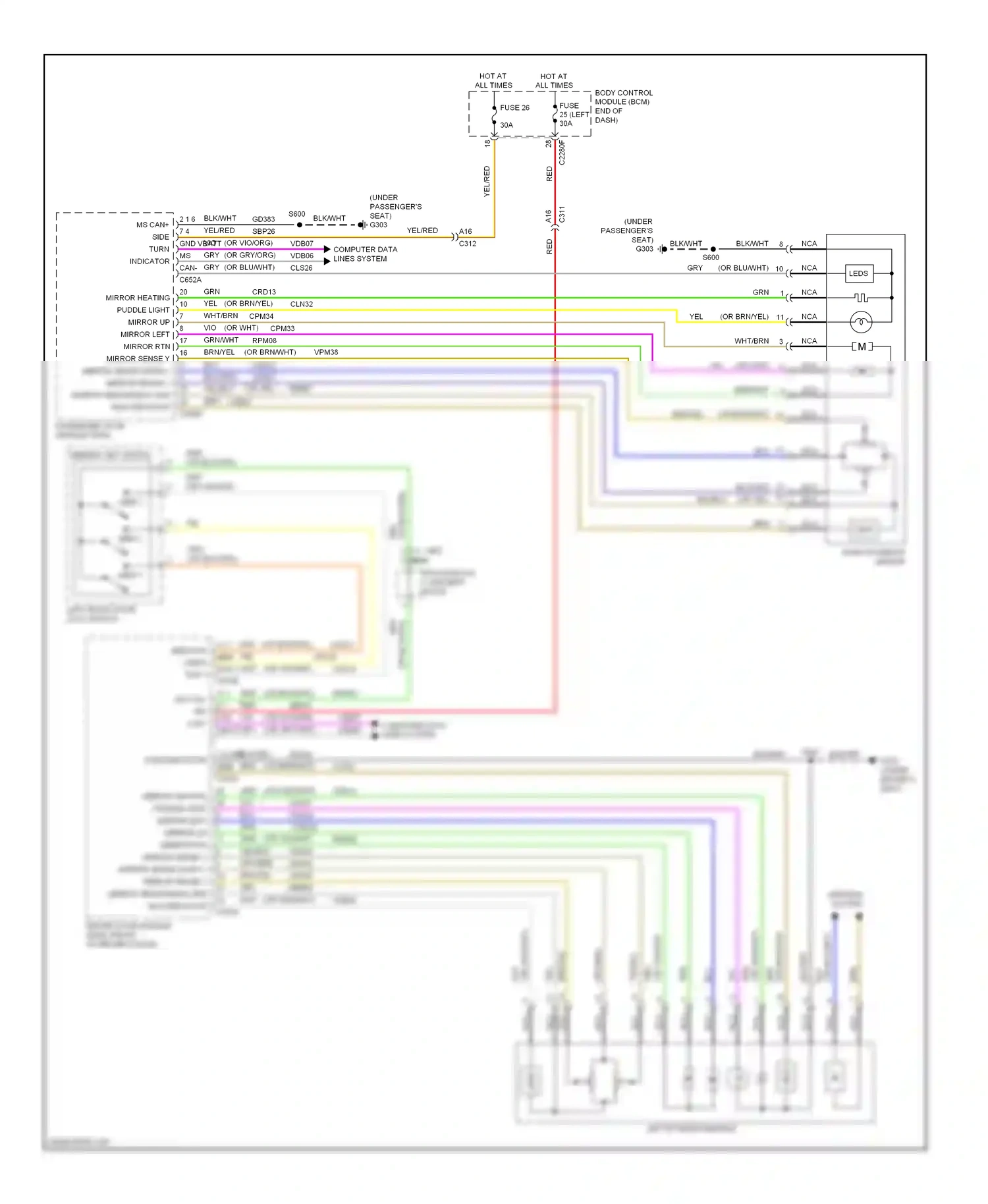 Lincoln MKZ II (2012-2016) blu wiring diagram  (23 of 103)