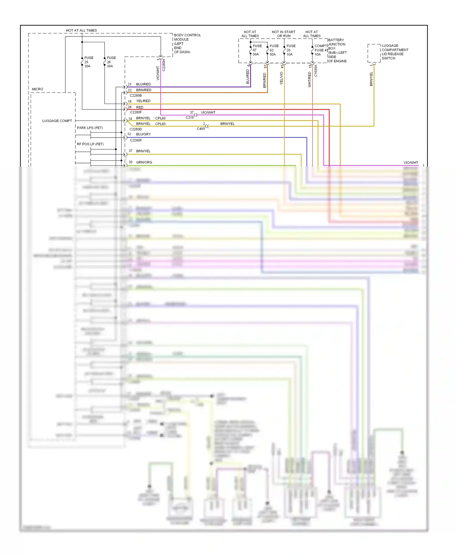 Lincoln MKZ II (2012-2016) blu wiring diagram  (92 of 103)