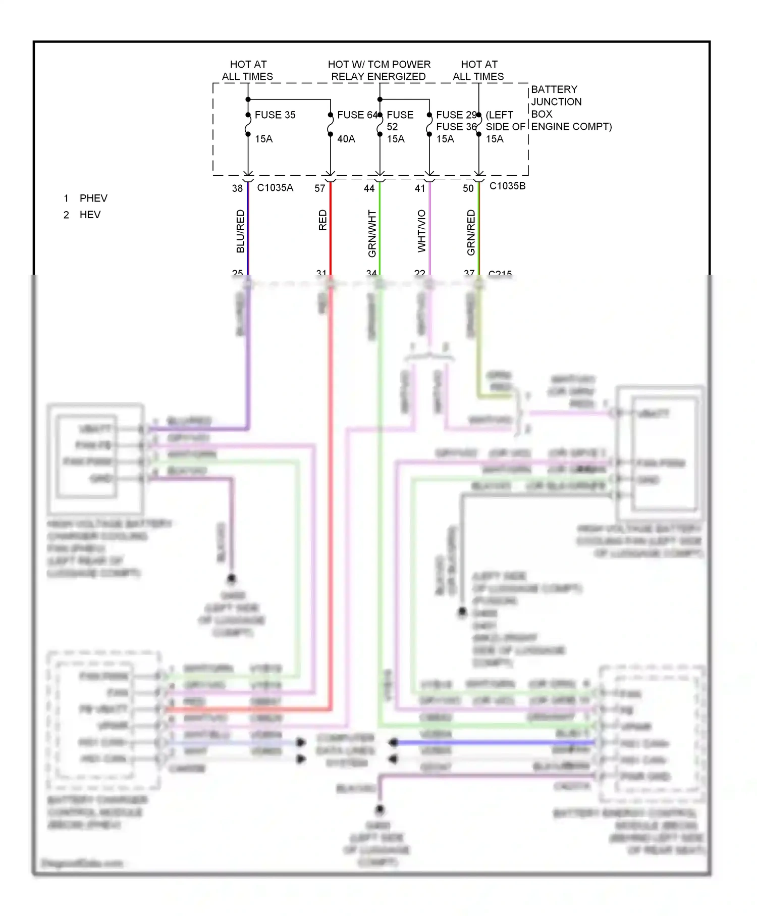 Lincoln MKZ II (2012-2016) blu wiring diagram  (75 of 103)