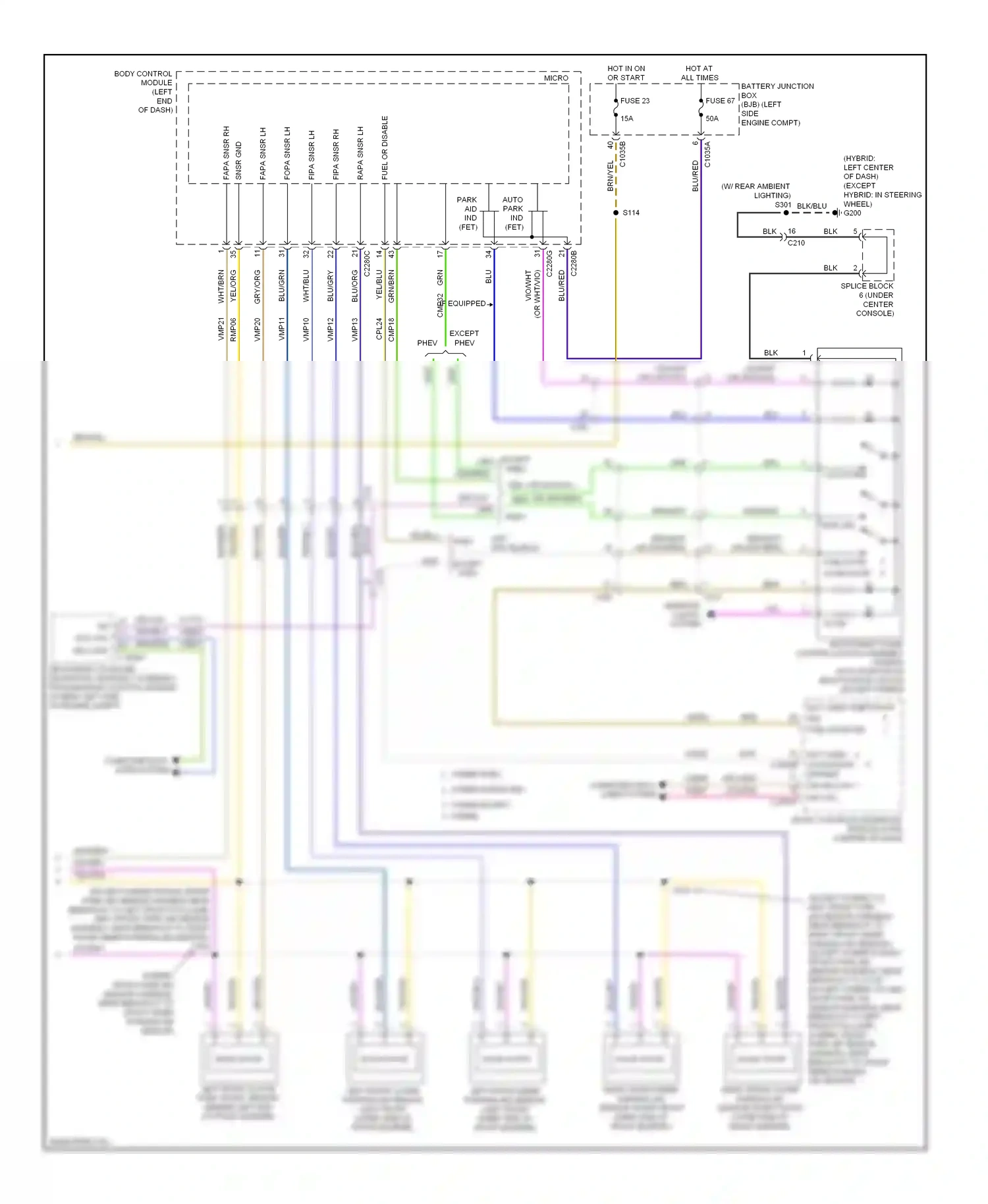 Lincoln MKZ II (2012-2016) blu wiring diagram  (28 of 103)