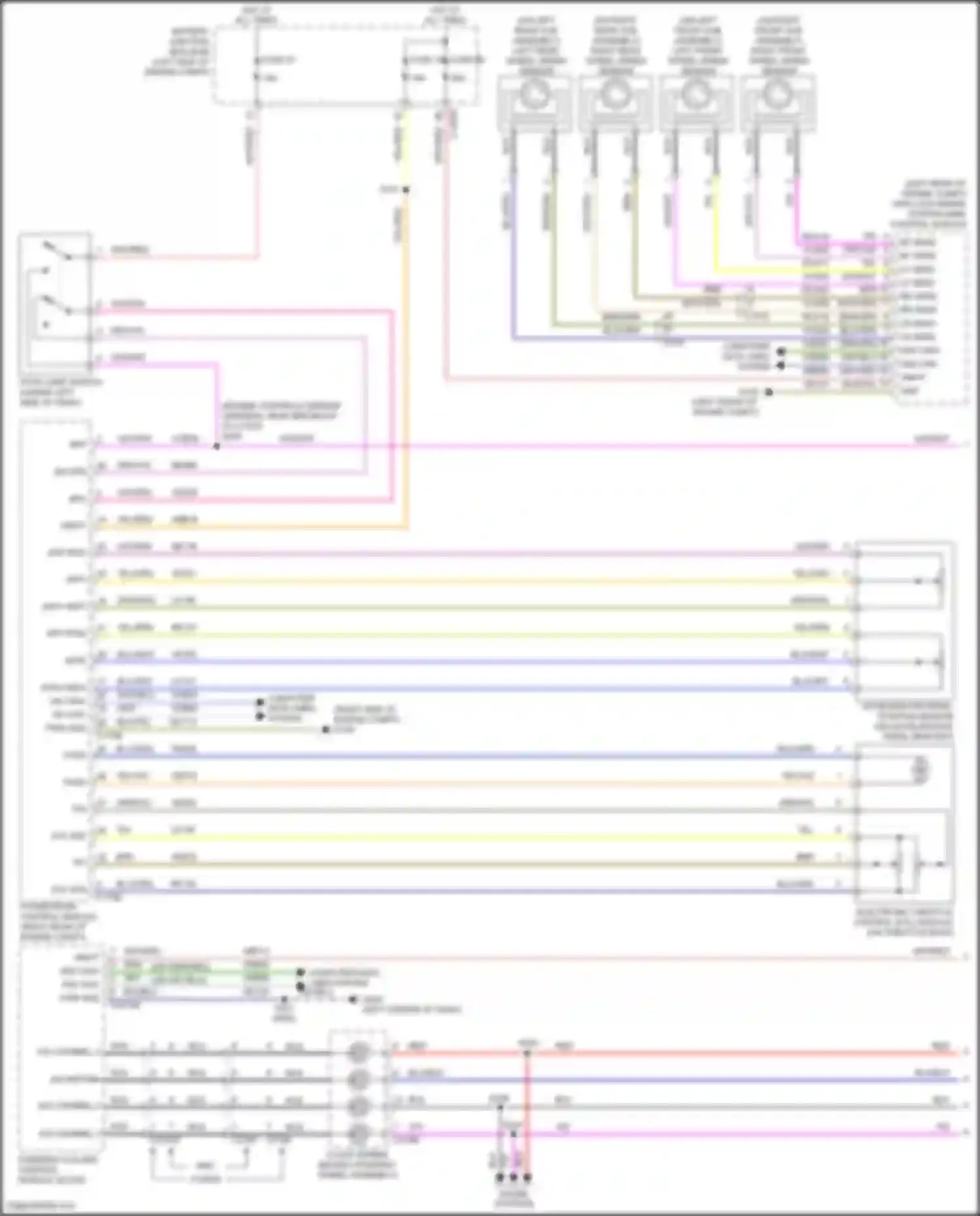 Wiring diagram clock- spring for Lincoln MKZ II (2012-2016) (2 of 2)