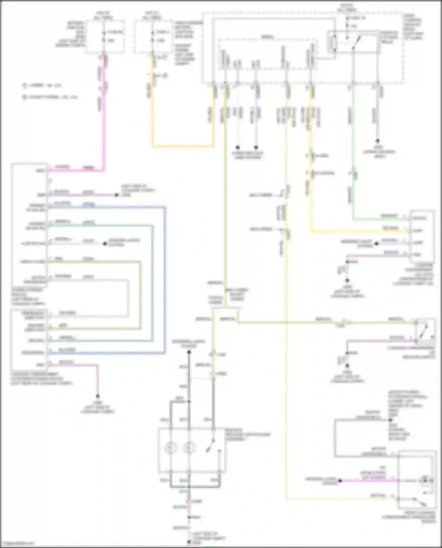 Wiring diagram compt sw for Lincoln MKZ II (2012-2016) (1 of 1)