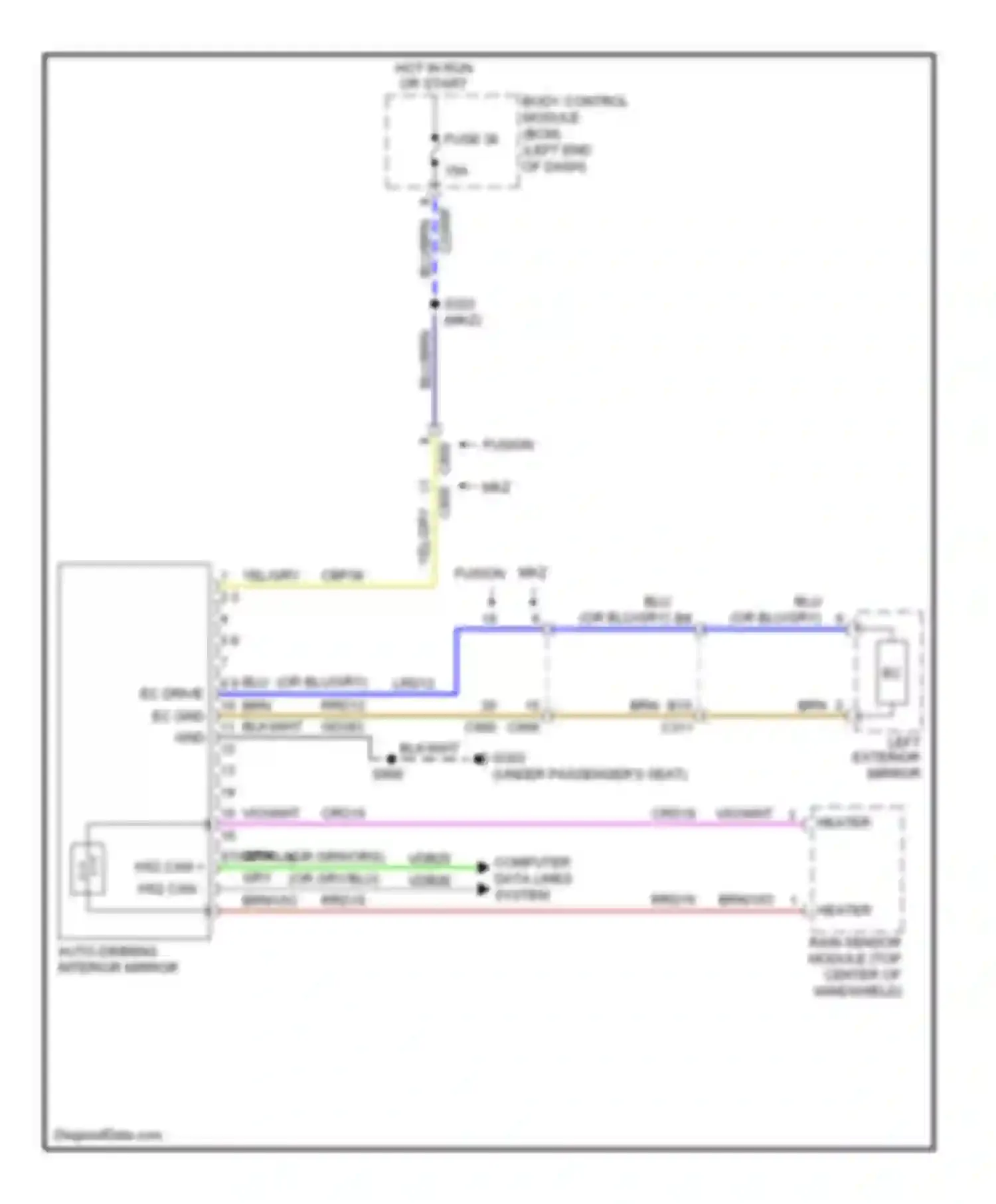 Wiring diagram computer data lines system for Lincoln MKZ II (2012-2016) (121 of 130)