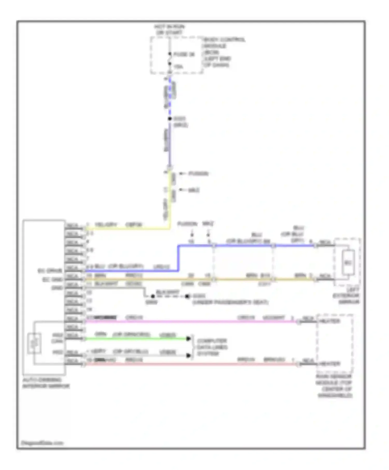 Wiring diagram computer data lines system for Lincoln MKZ II (2012-2016) (122 of 130)