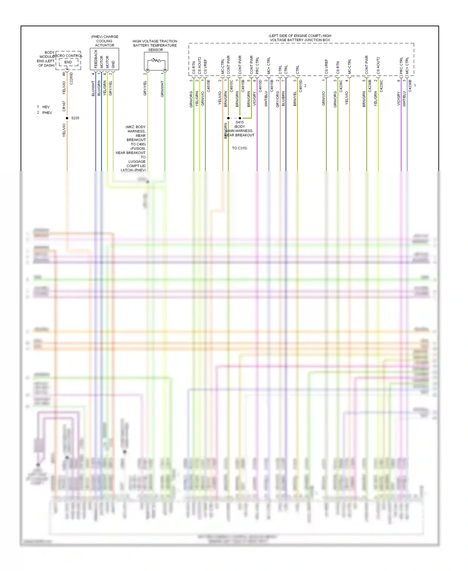 Lincoln MKZ II (2012-2016) cs rtn wiring diagram  (2 of 2)