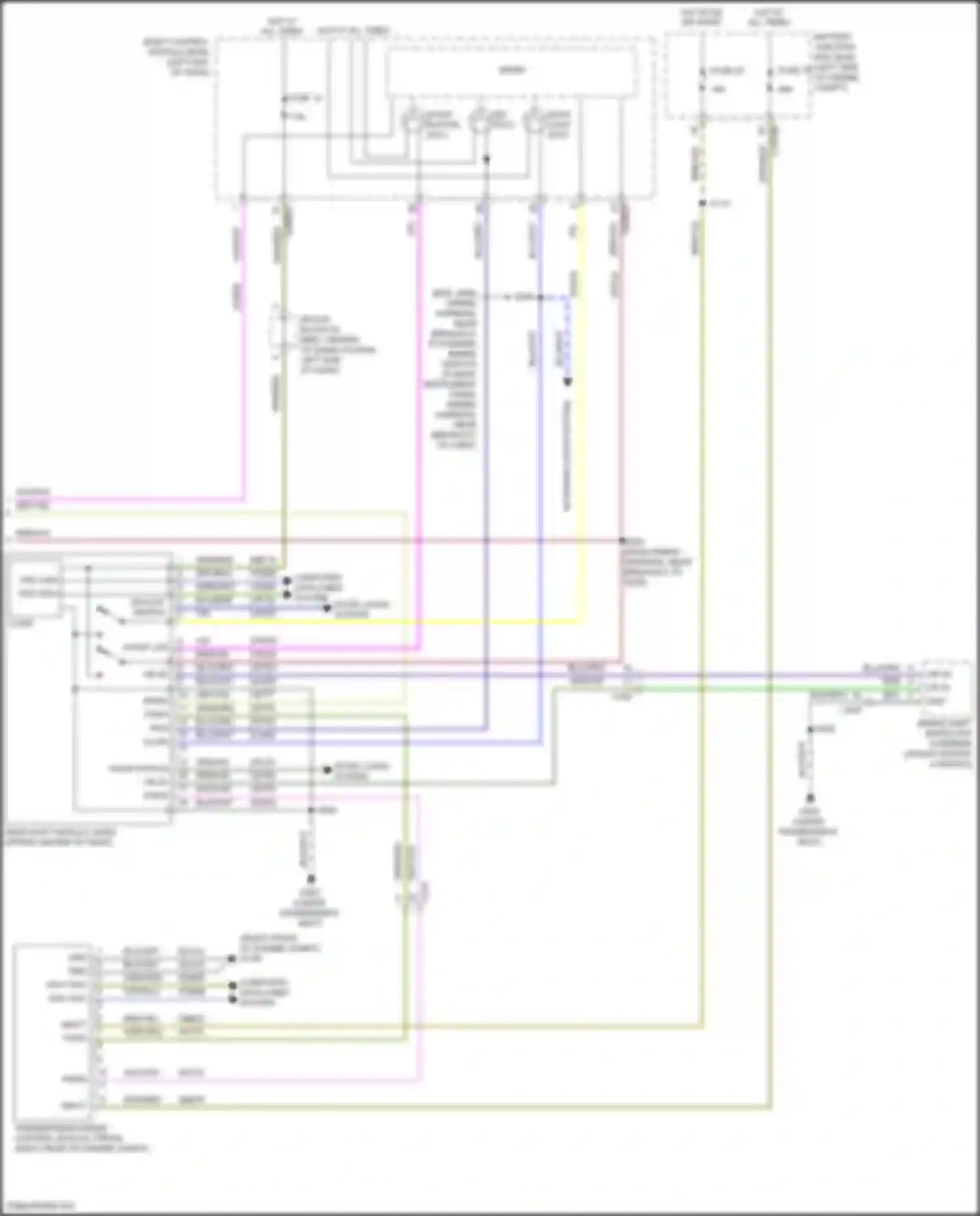Wiring diagram door status for Lincoln MKZ II (2012-2016) (2 of 3)