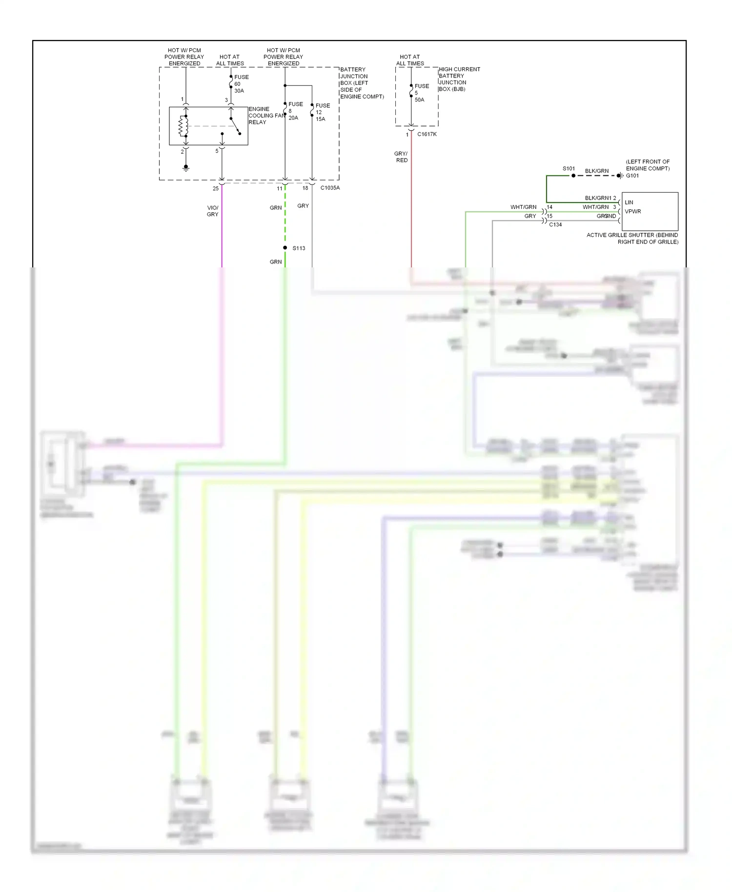 Lincoln MKZ II (2012-2016) engine coolant temperature 2 sensor (ect) wiring diagram  (1 of 1)