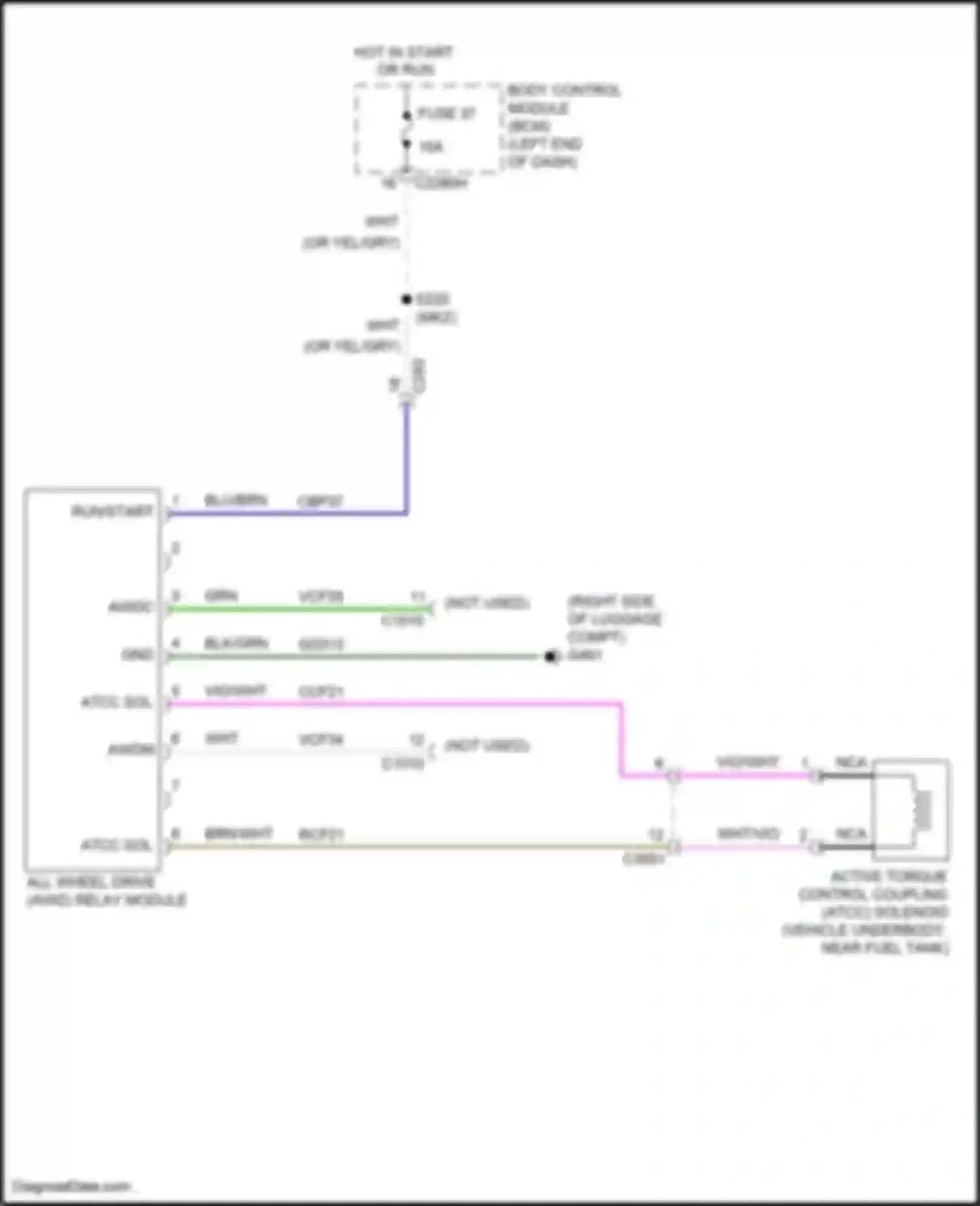 Wiring diagram fuse 37 for Lincoln MKZ II (2012-2016) (1 of 4)