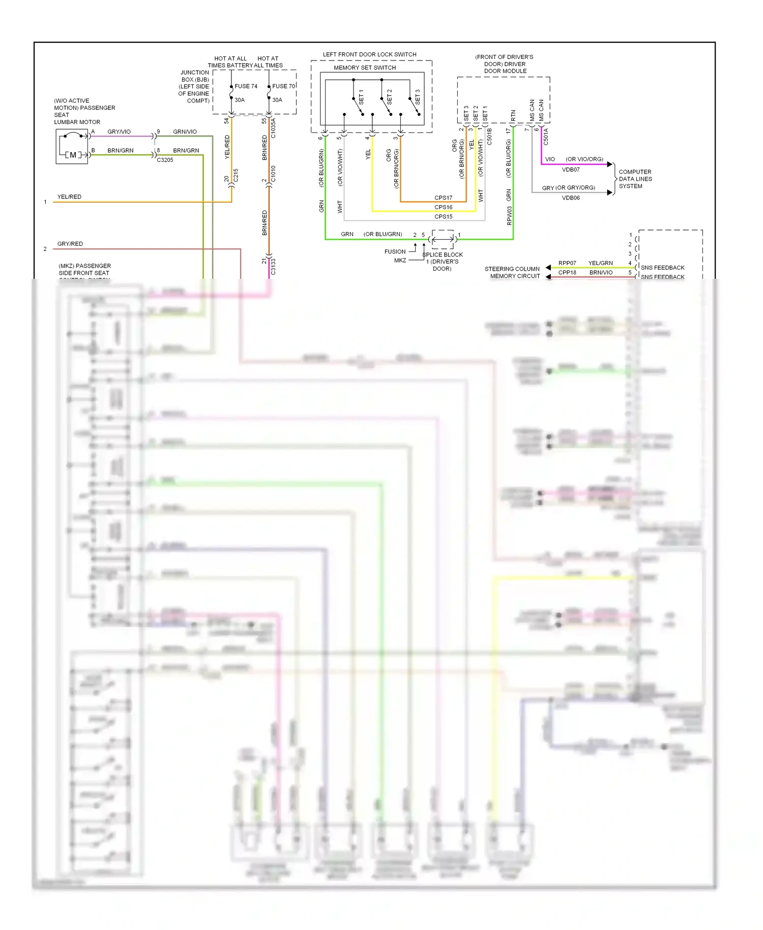 Lincoln MKZ II (2012-2016) height front wiring diagram  (2 of 2)