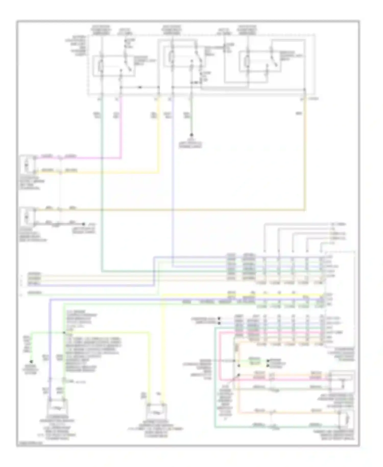 Wiring diagram hot w/ pcm power relay energized for Lincoln MKZ II (2012-2016) (5 of 9)