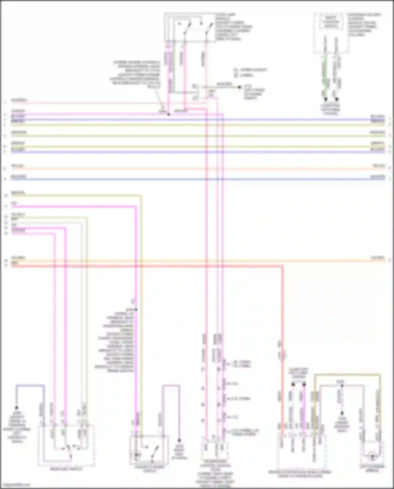 Wiring diagram hybrid except hybrid for Lincoln MKZ II (2012-2016) (1 of 8)