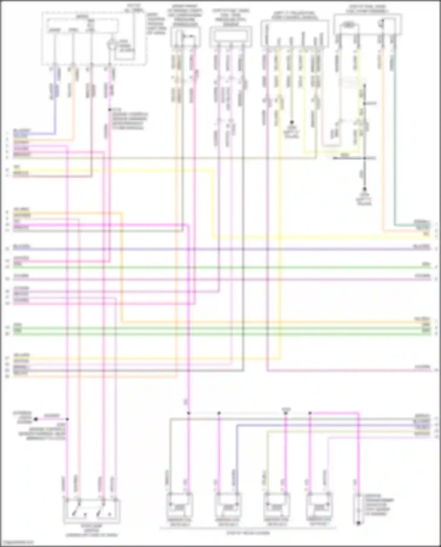 Wiring diagram ignition coil on plug 2 for Lincoln MKZ II (2012-2016) (1 of 2)