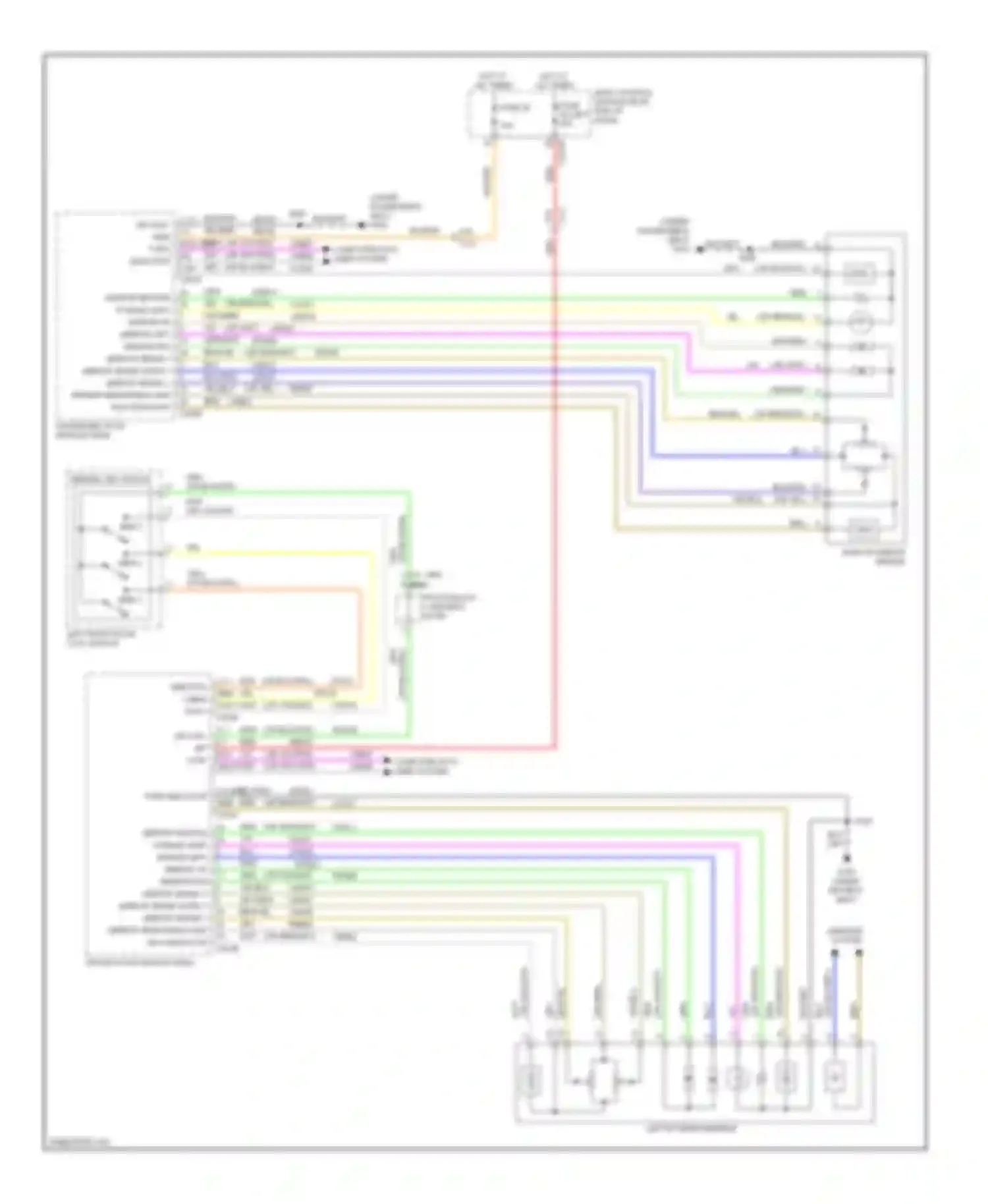 Wiring diagram mem 3 for Lincoln MKZ II (2012-2016) (1 of 2)