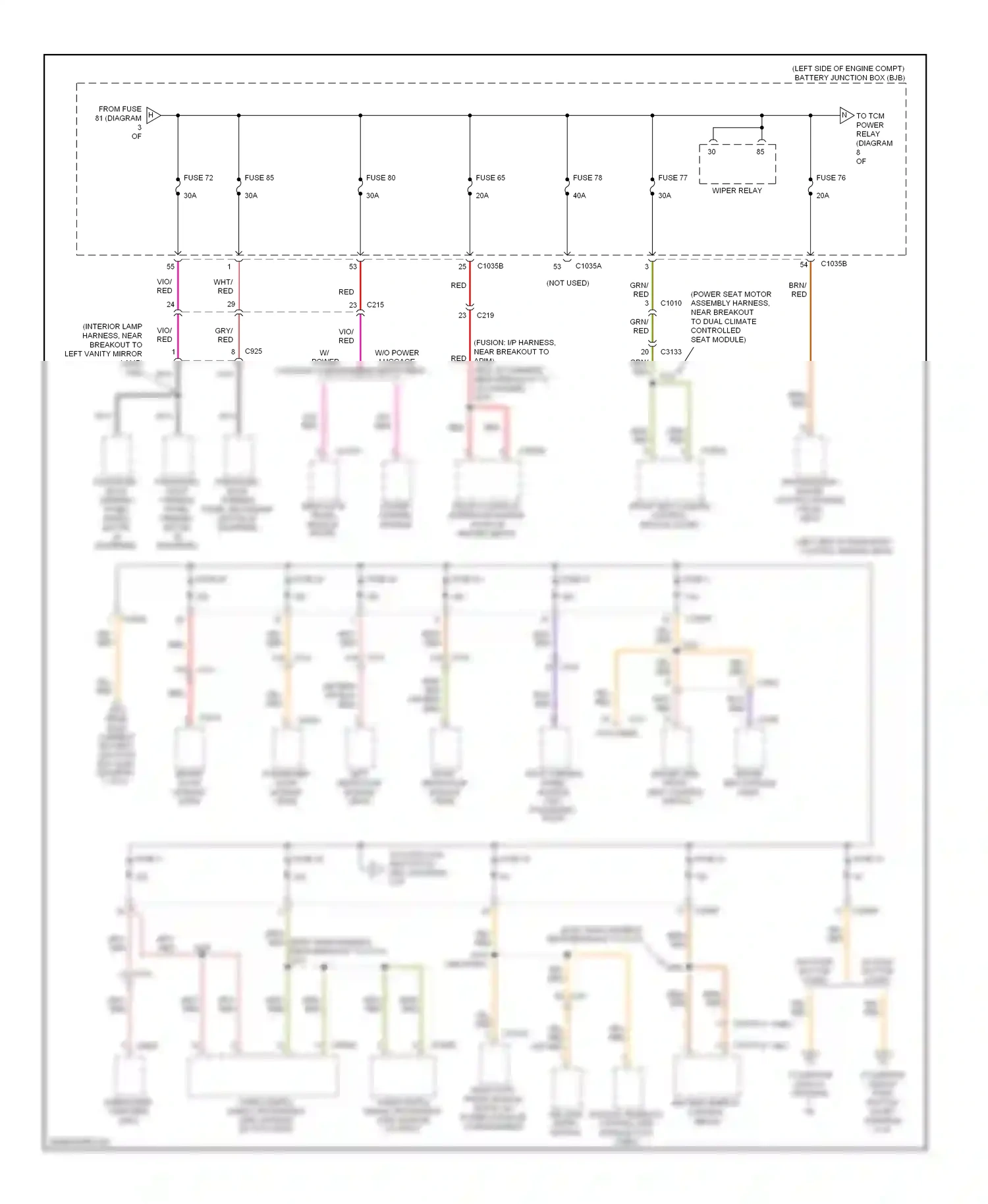Lincoln MKZ II (2012-2016) nca wiring diagram  (8 of 113)