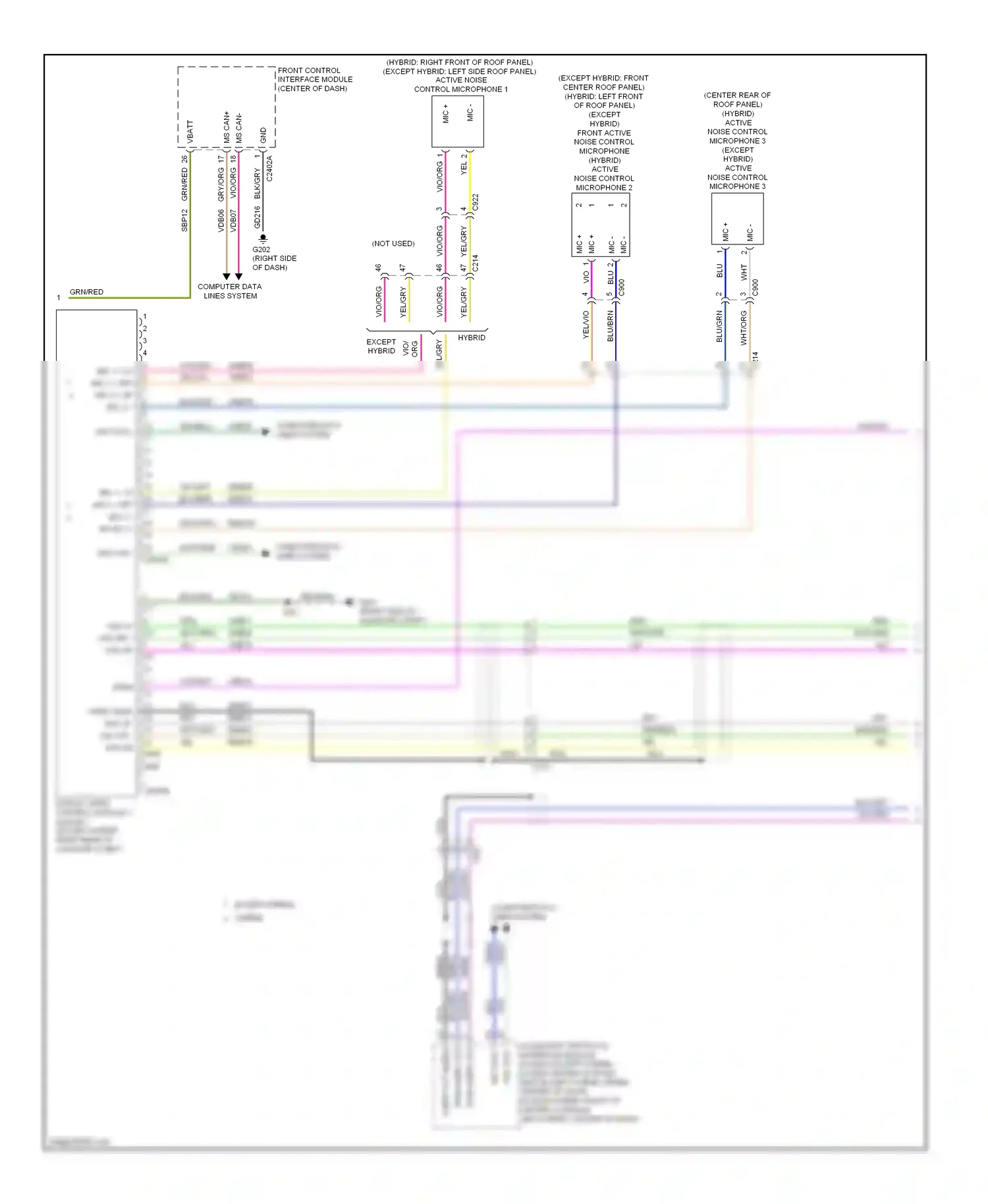 Lincoln MKZ II (2012-2016) nca wiring diagram  (58 of 113)