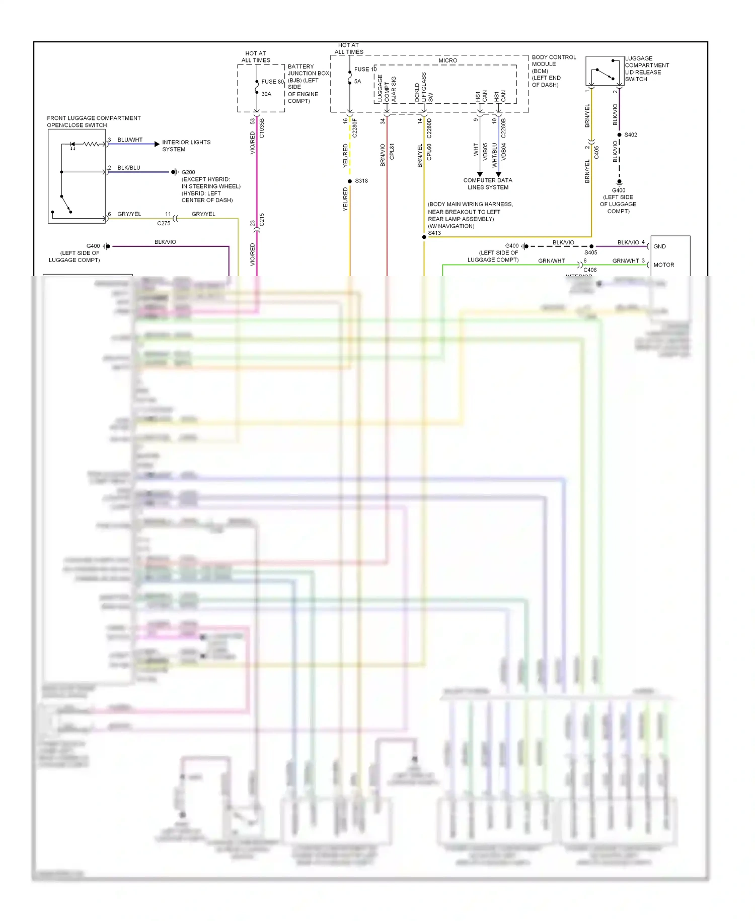 Lincoln MKZ II (2012-2016) nca wiring diagram  (113 of 113)