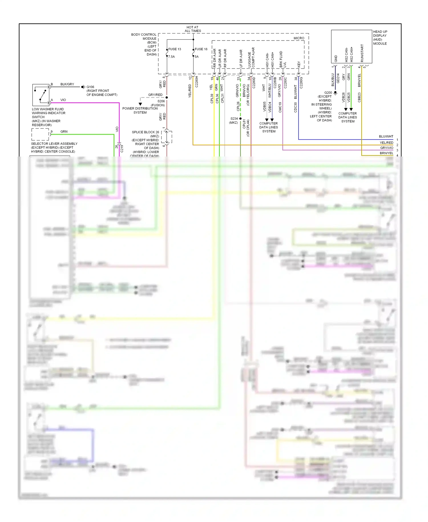 Lincoln MKZ II (2012-2016) nca wiring diagram  (64 of 113)