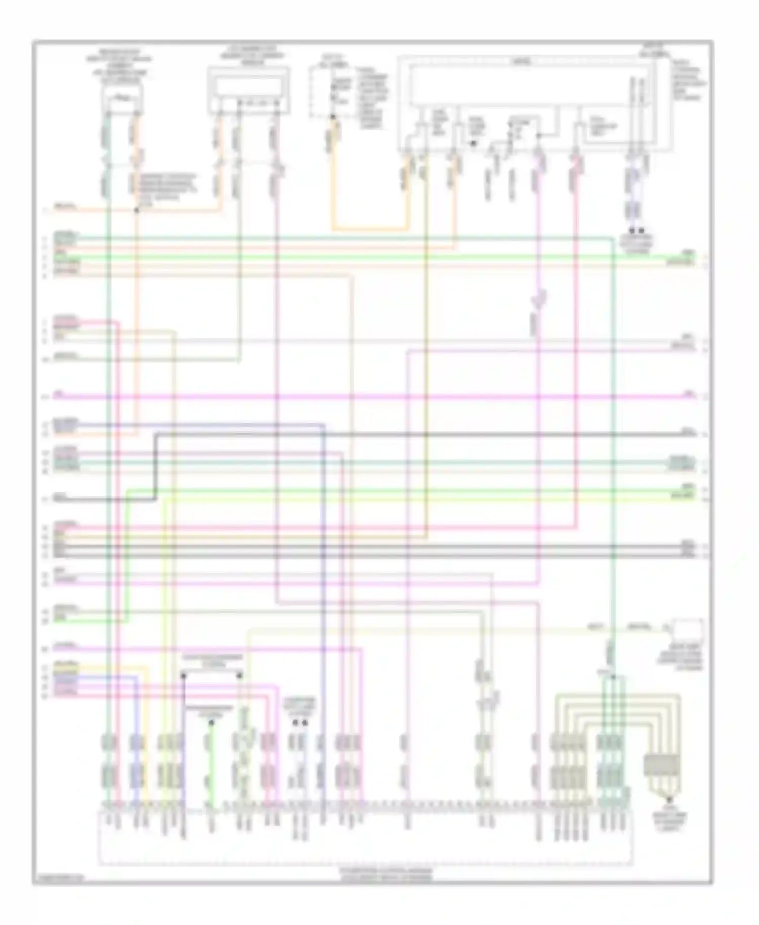 Wiring diagram of dash) for Lincoln MKZ II (2012-2016) (7 of 7)