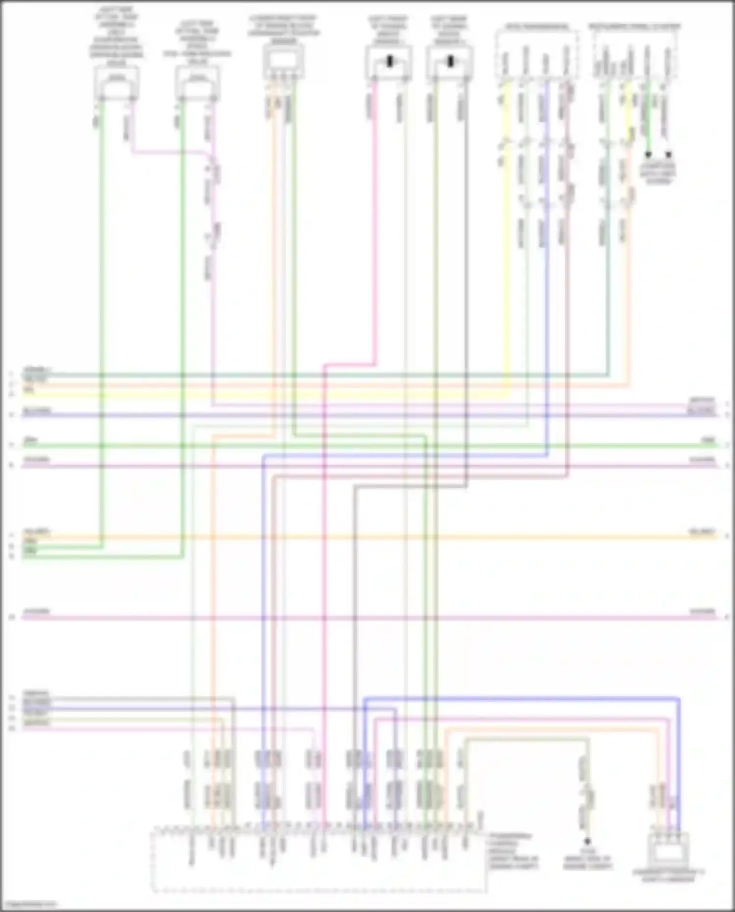 Wiring diagram powertrain control module for Lincoln MKZ II (2012-2016) (10 of 11)