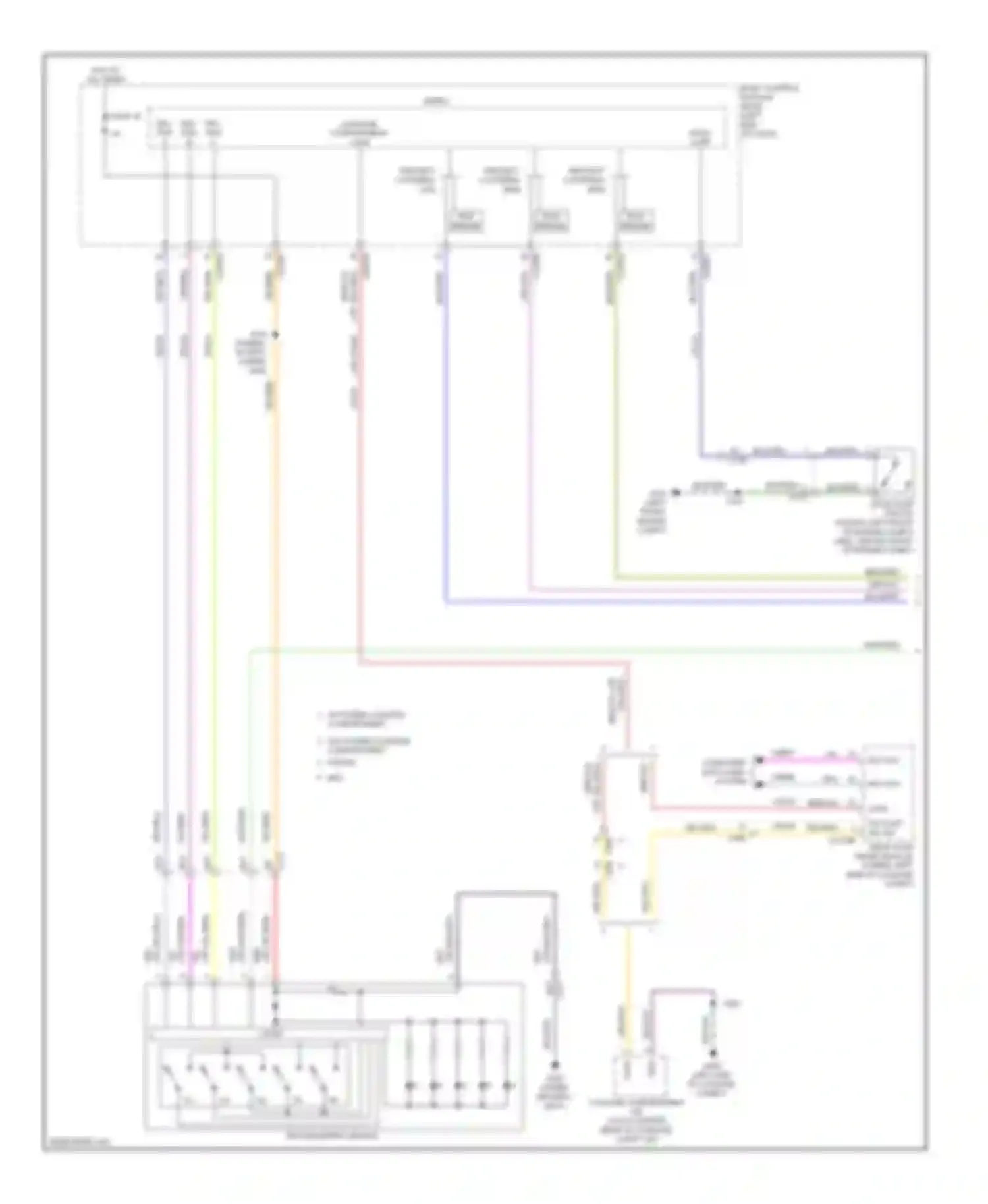 Wiring diagram protect 1 antenna high for Lincoln MKZ II (2012-2016) (1 of 2)