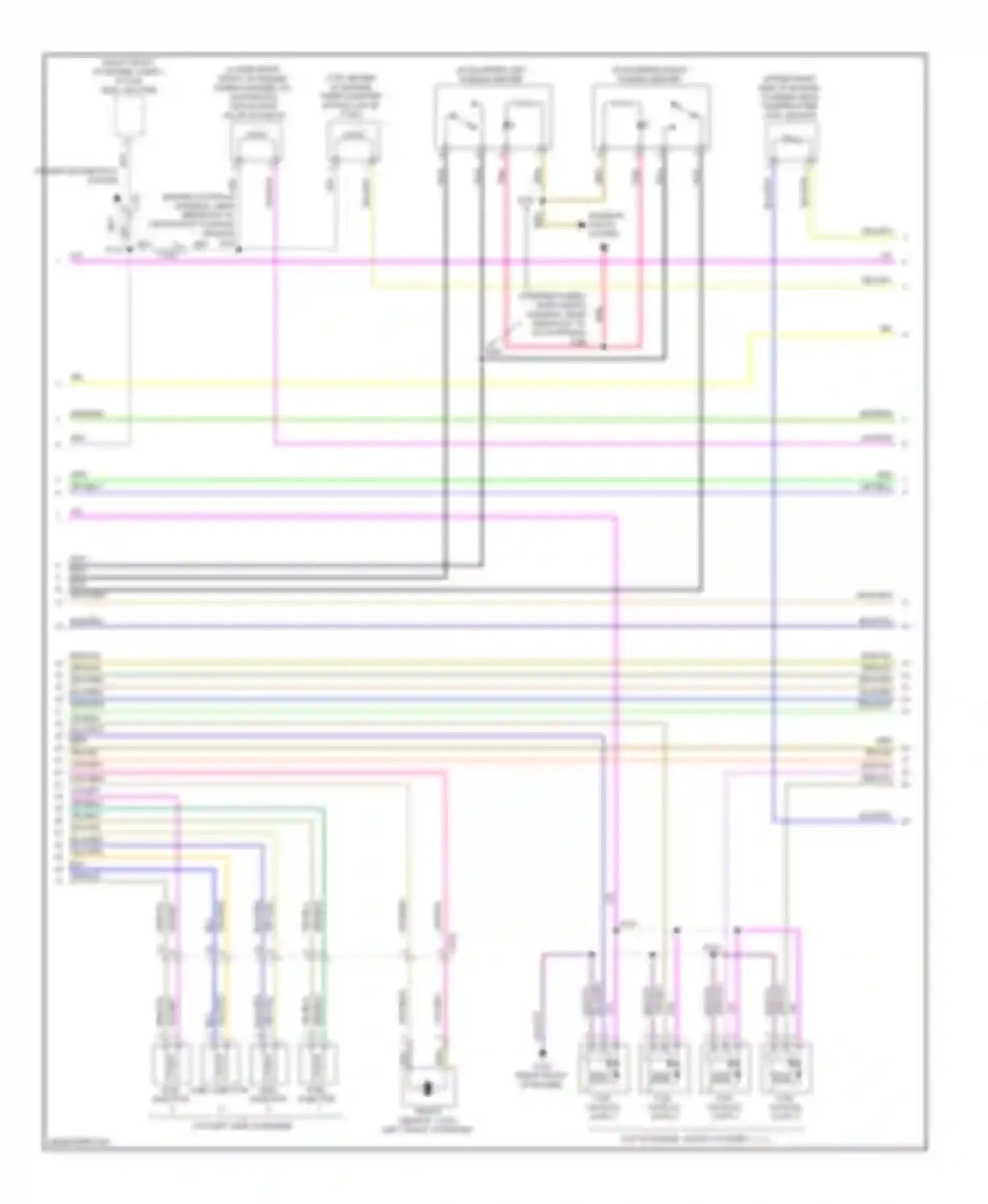 Wiring diagram (right front of engine for Lincoln MKZ II (2012-2016) (9 of 9)