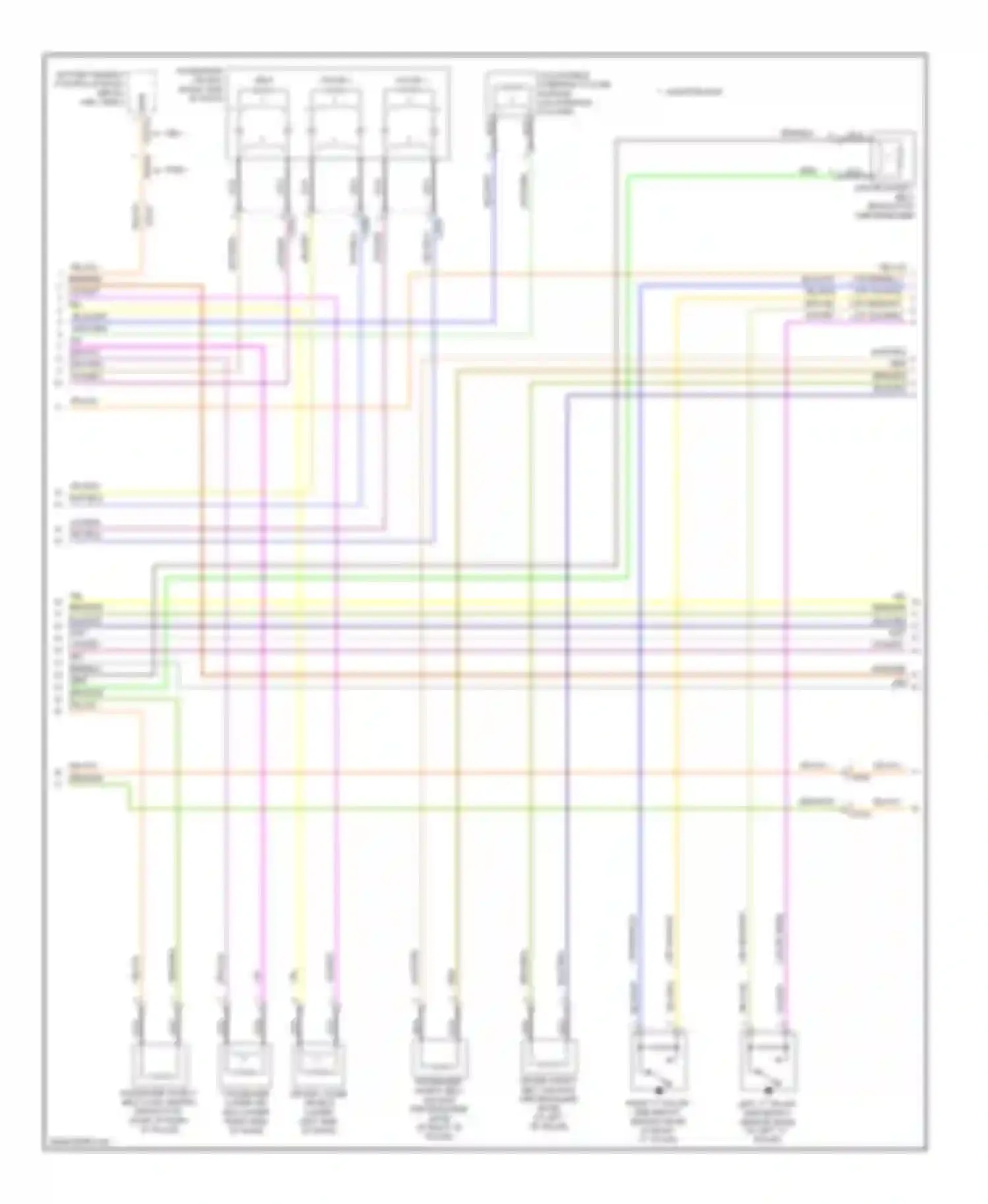Wiring diagram shorting bar for Lincoln MKZ II (2012-2016) (3 of 4)