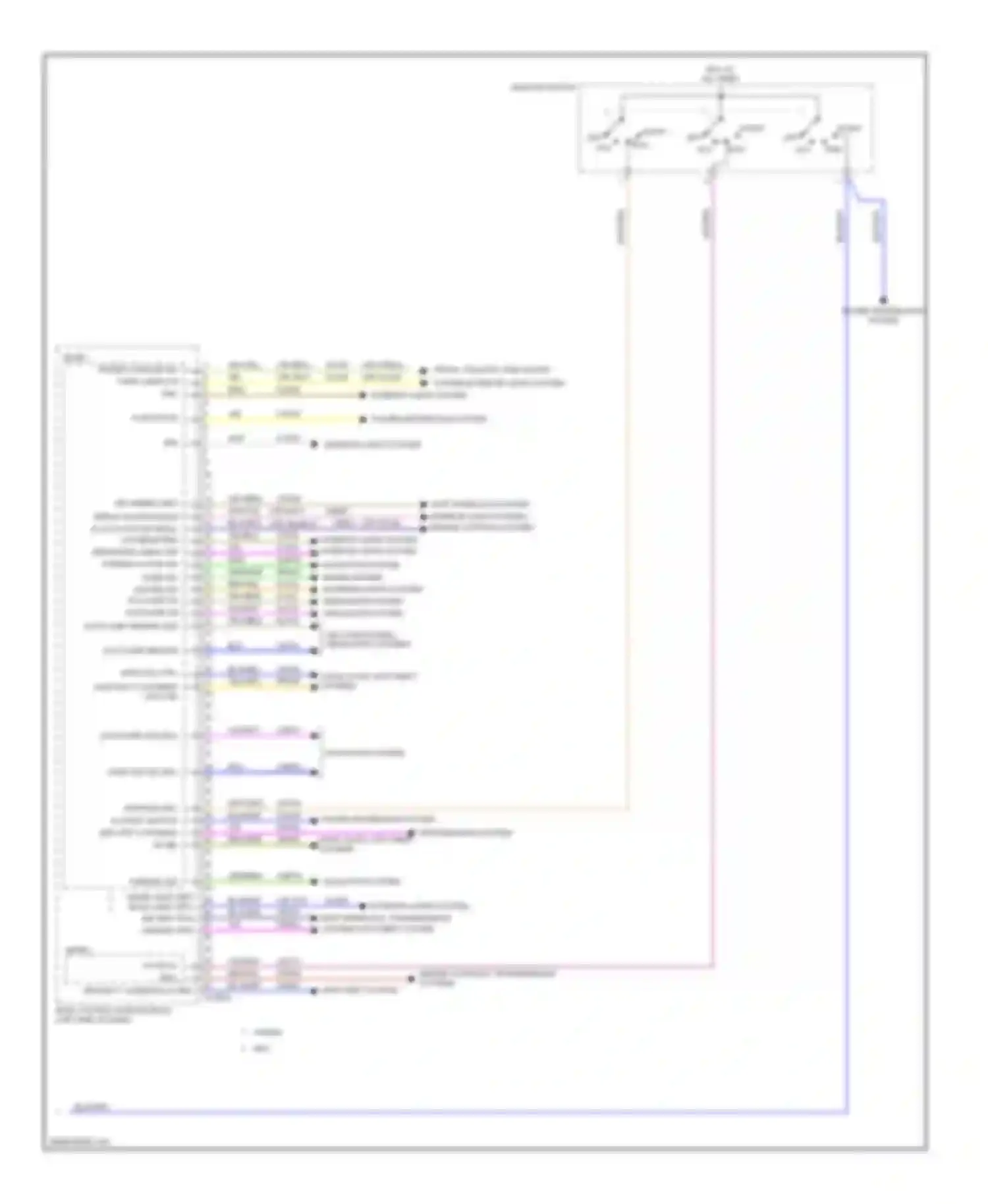 Wiring diagram start/stop) for Lincoln MKZ II (2012-2016) (1 of 3)
