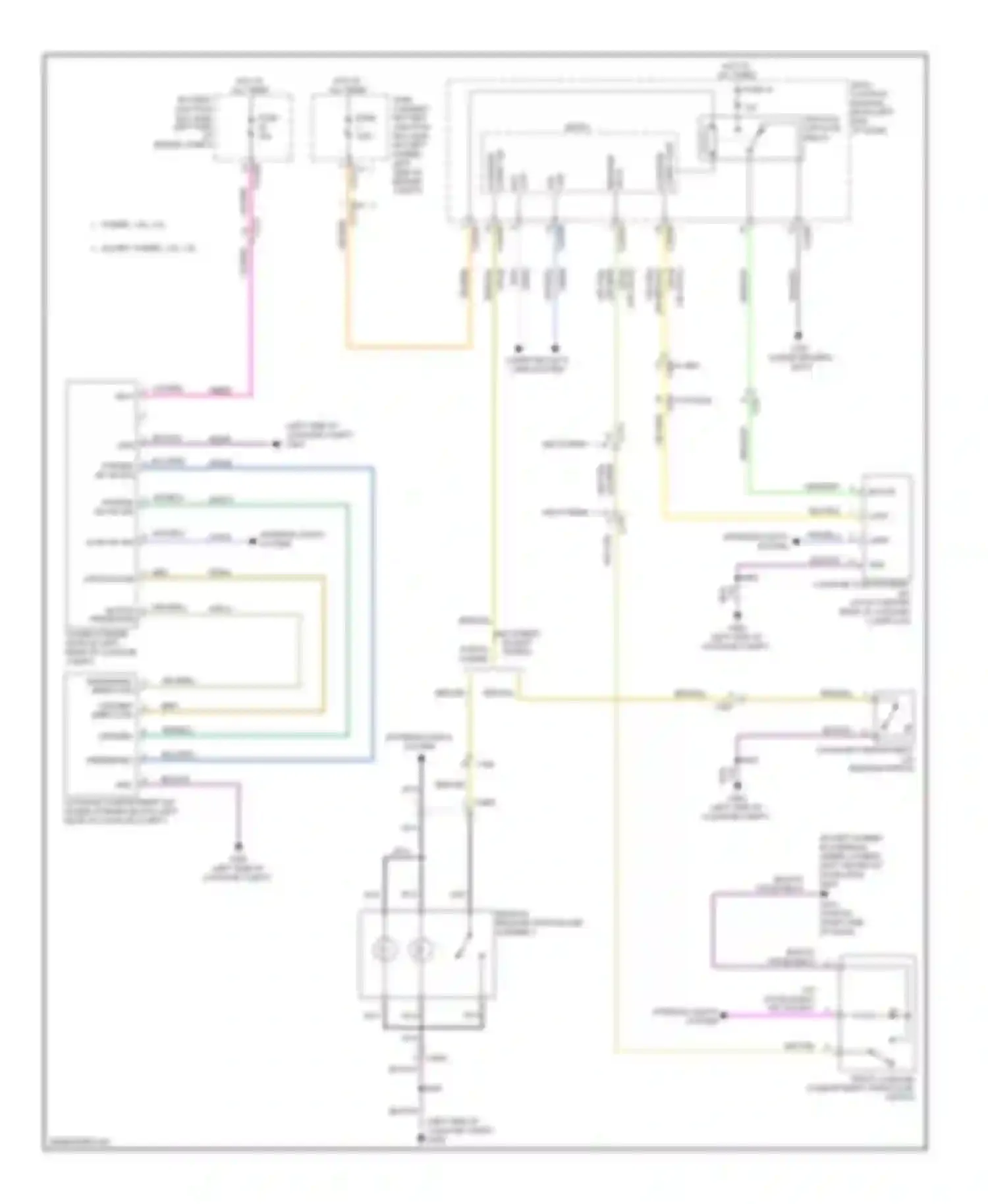 Wiring diagram sw ip release for Lincoln MKZ II (2012-2016) (1 of 1)