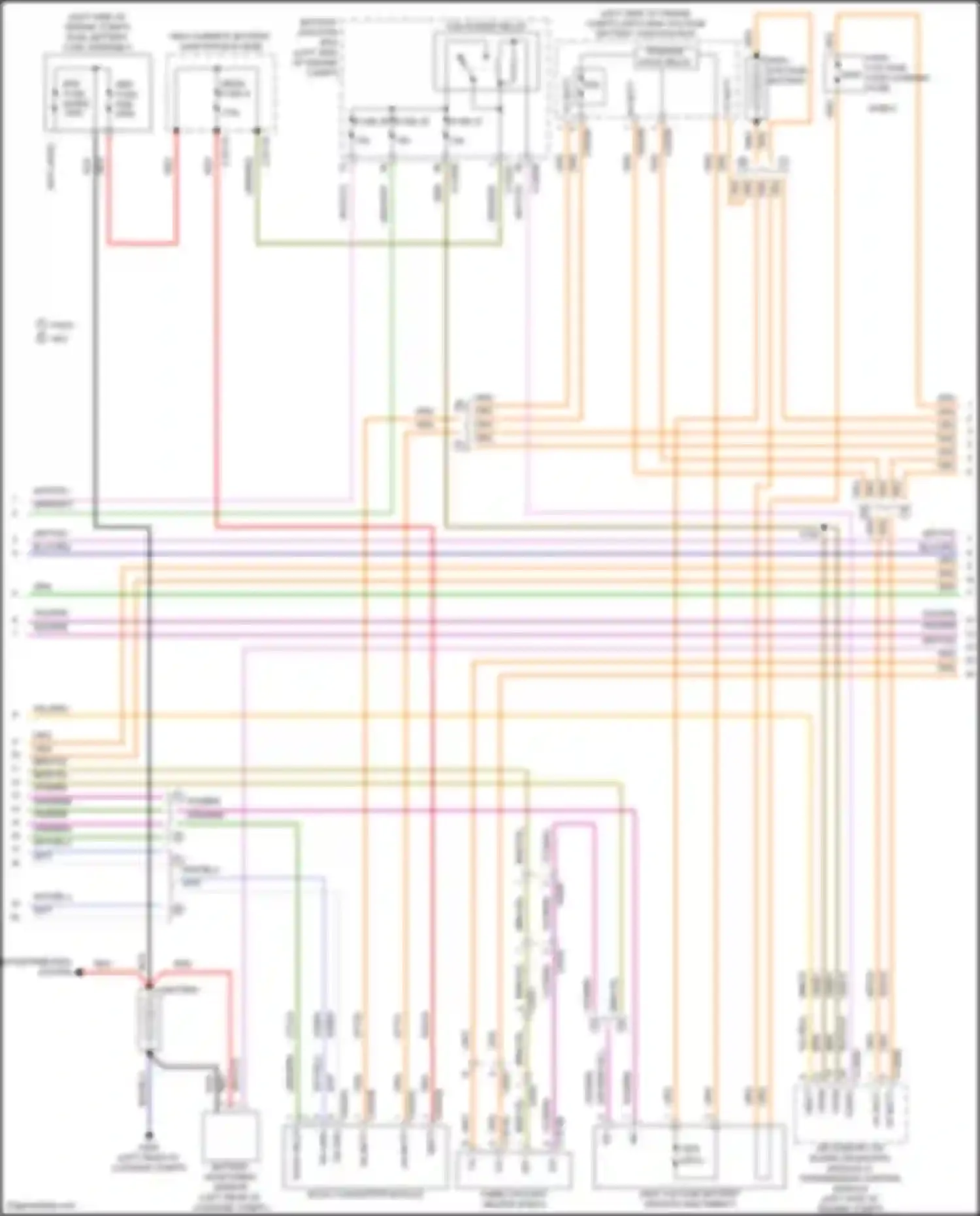 Wiring diagram tcm power relay for Lincoln MKZ II (2012-2016) (4 of 5)