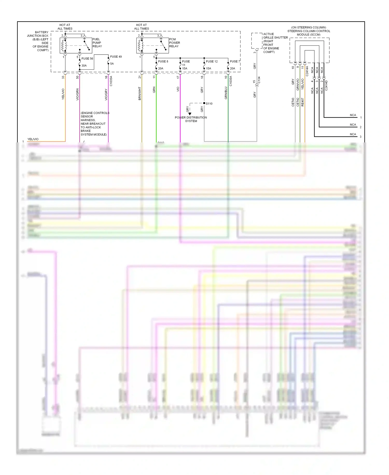 Lincoln MKZ II (2012-2016) tr 4 wiring diagram  (2 of 3)