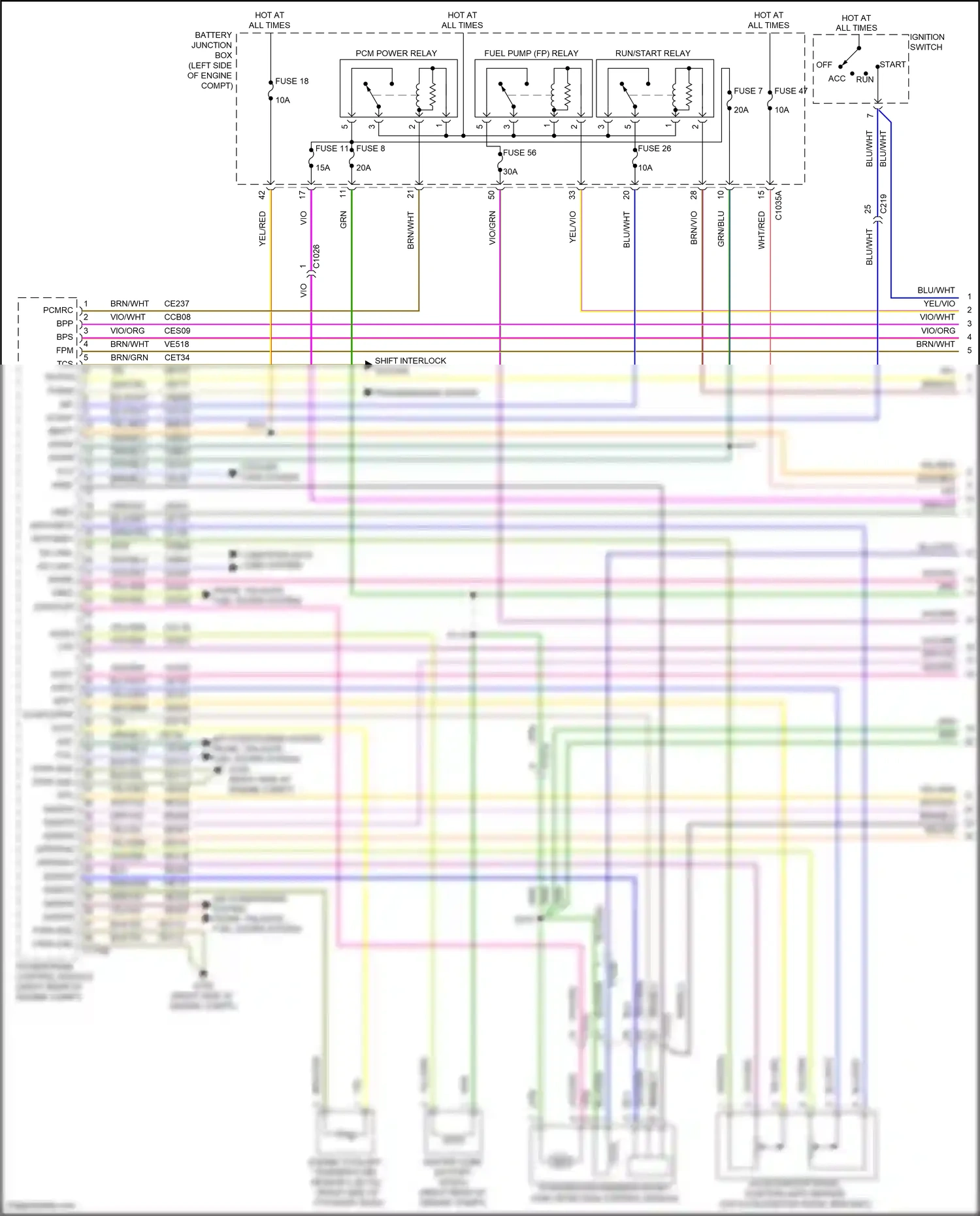 Lincoln MKZ II (2012-2016) tr rtn wiring diagram  (4 of 6)