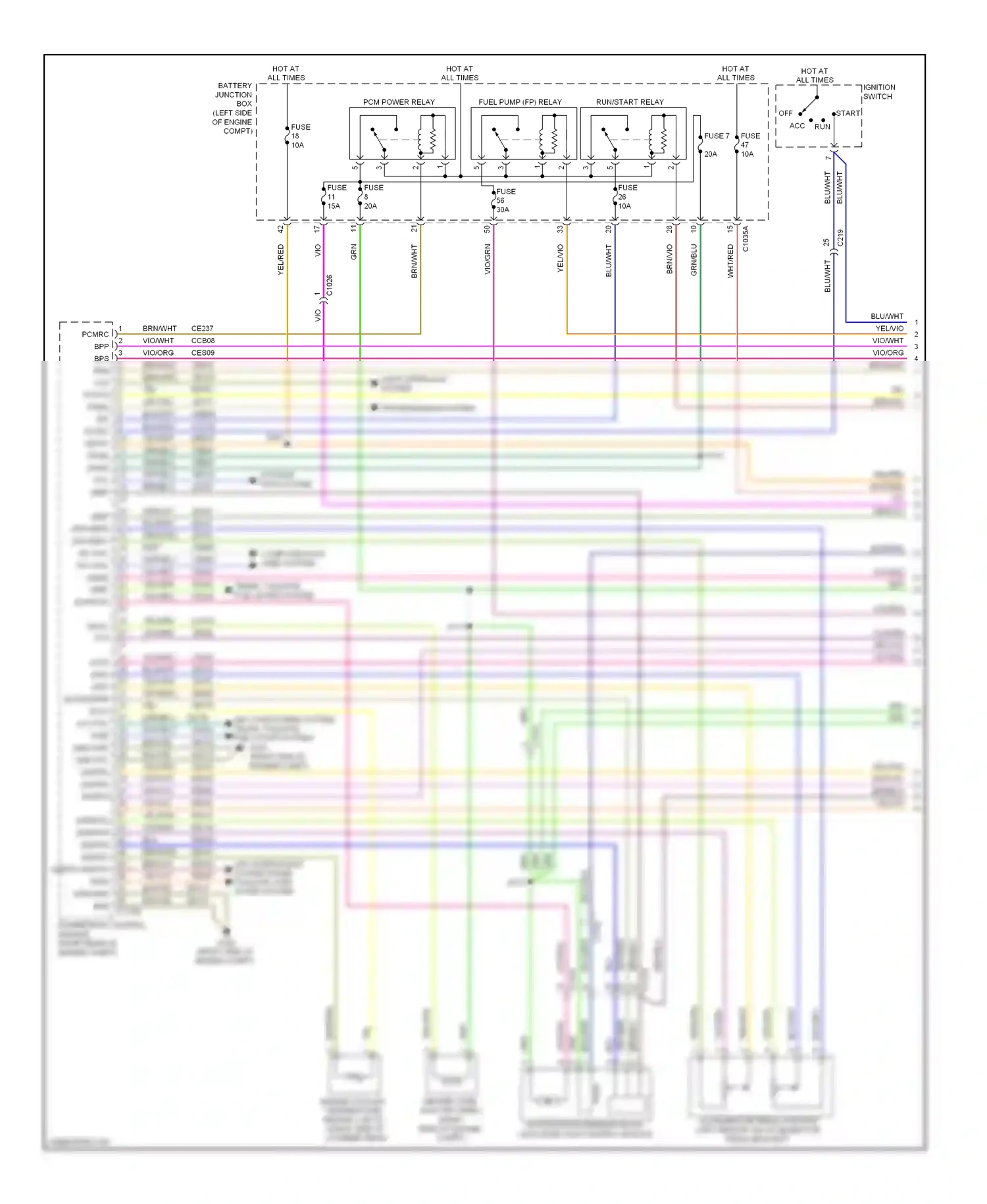 Lincoln MKZ II (2012-2016) trunk, tailgate, fuel doors system wiring diagram  (6 of 6)