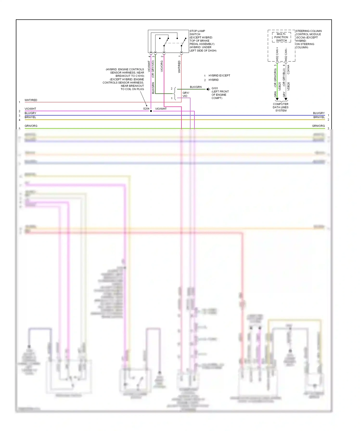 Lincoln MKZ II (2012-2016) vio wiring diagram  (153 of 163)