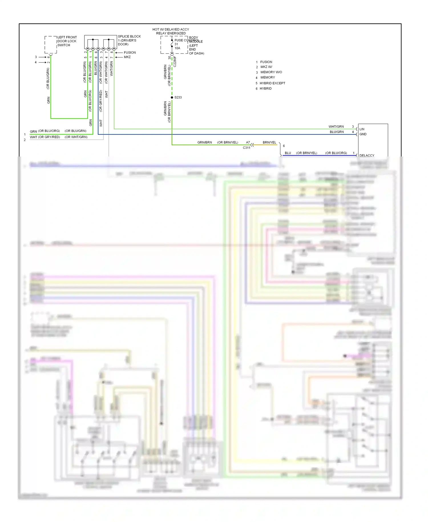 Lincoln MKZ II (2012-2016) vio wiring diagram  (118 of 163)
