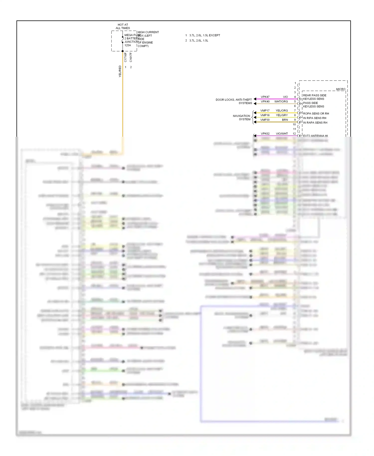Lincoln MKZ II (2012-2016) vio wiring diagram  (21 of 163)