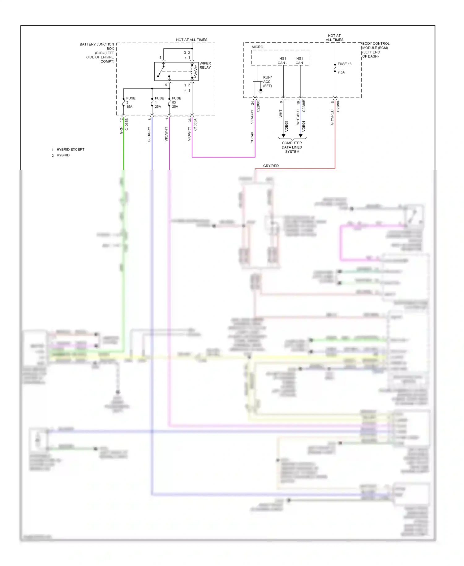 Lincoln MKZ II (2012-2016) vio wiring diagram  (10 of 163)