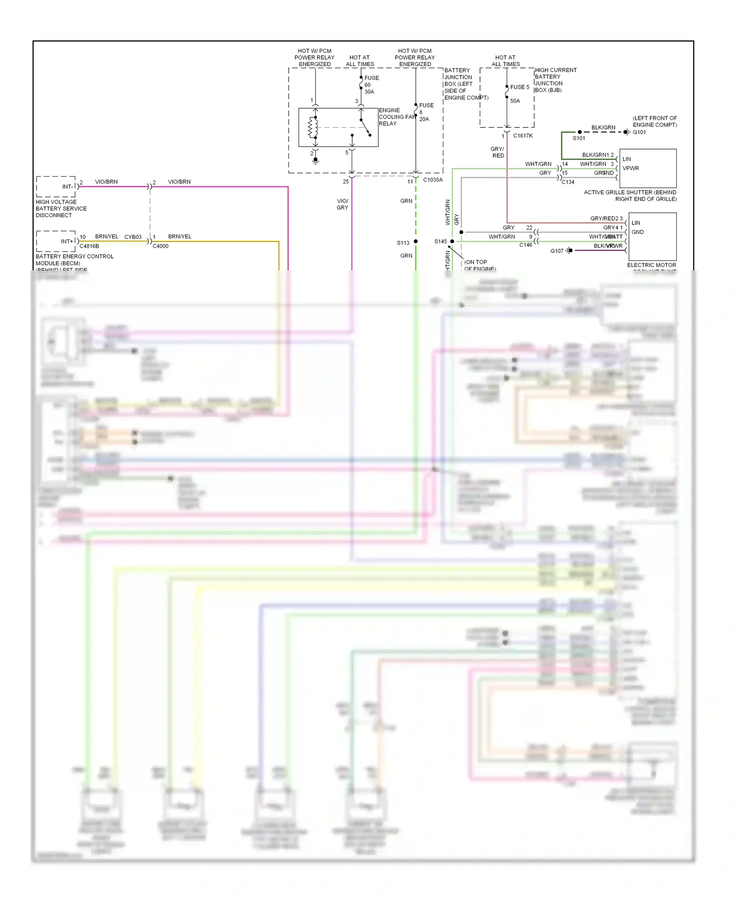 Lincoln MKZ II (2012-2016) vio/brn wiring diagram  (1 of 30)
