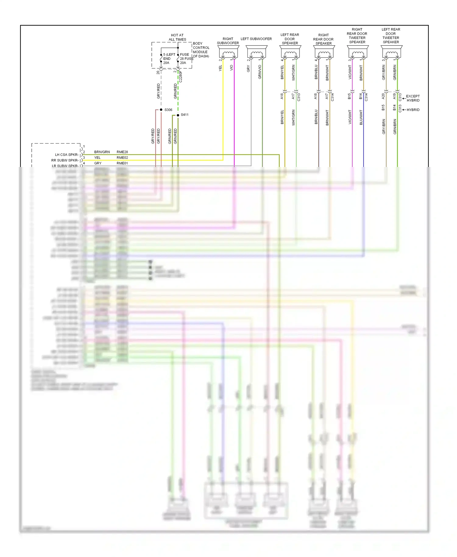 Lincoln MKZ II (2012-2016) vio/brn wiring diagram  (23 of 30)