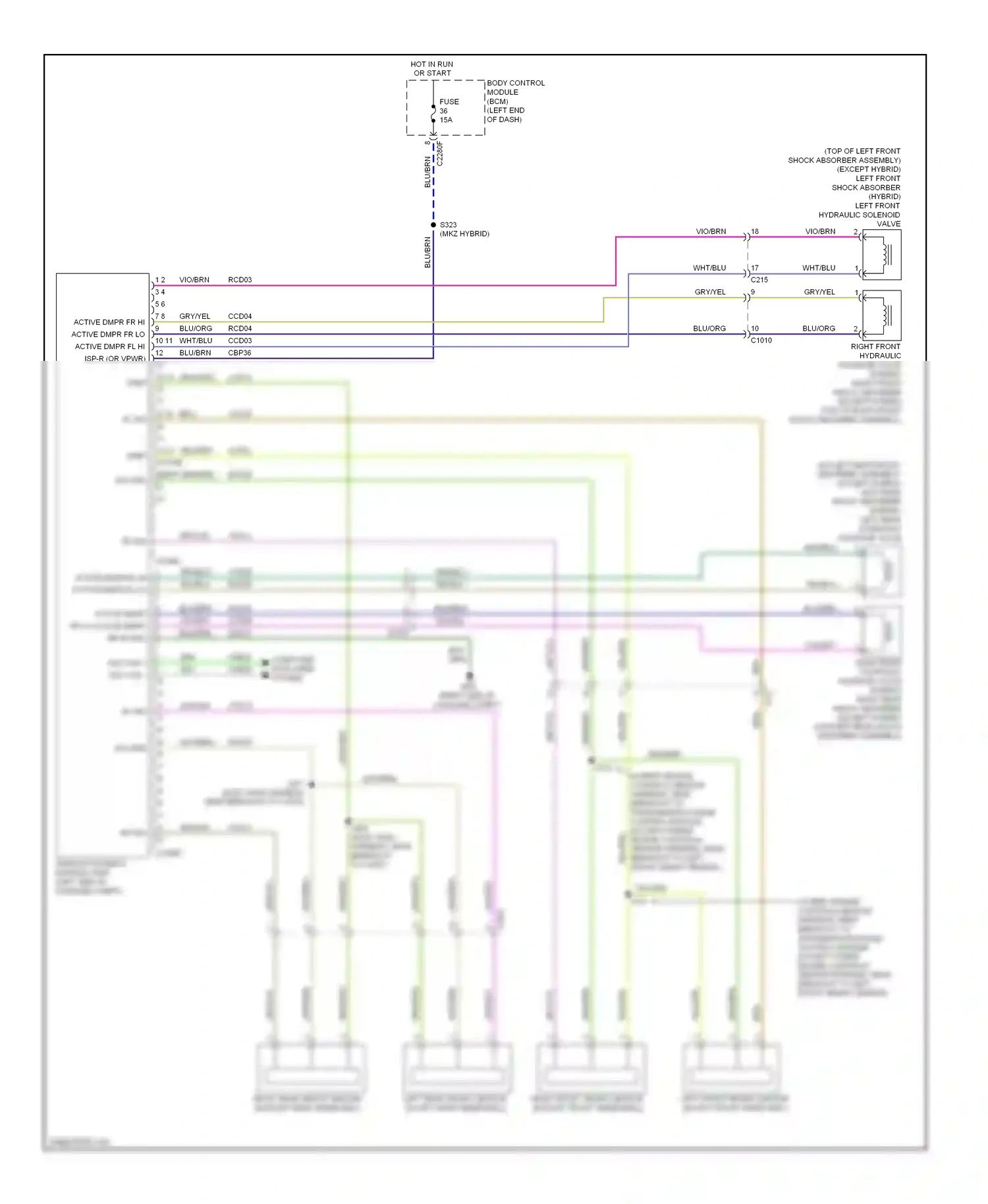 Lincoln MKZ II (2012-2016) vio/brn wiring diagram  (11 of 30)