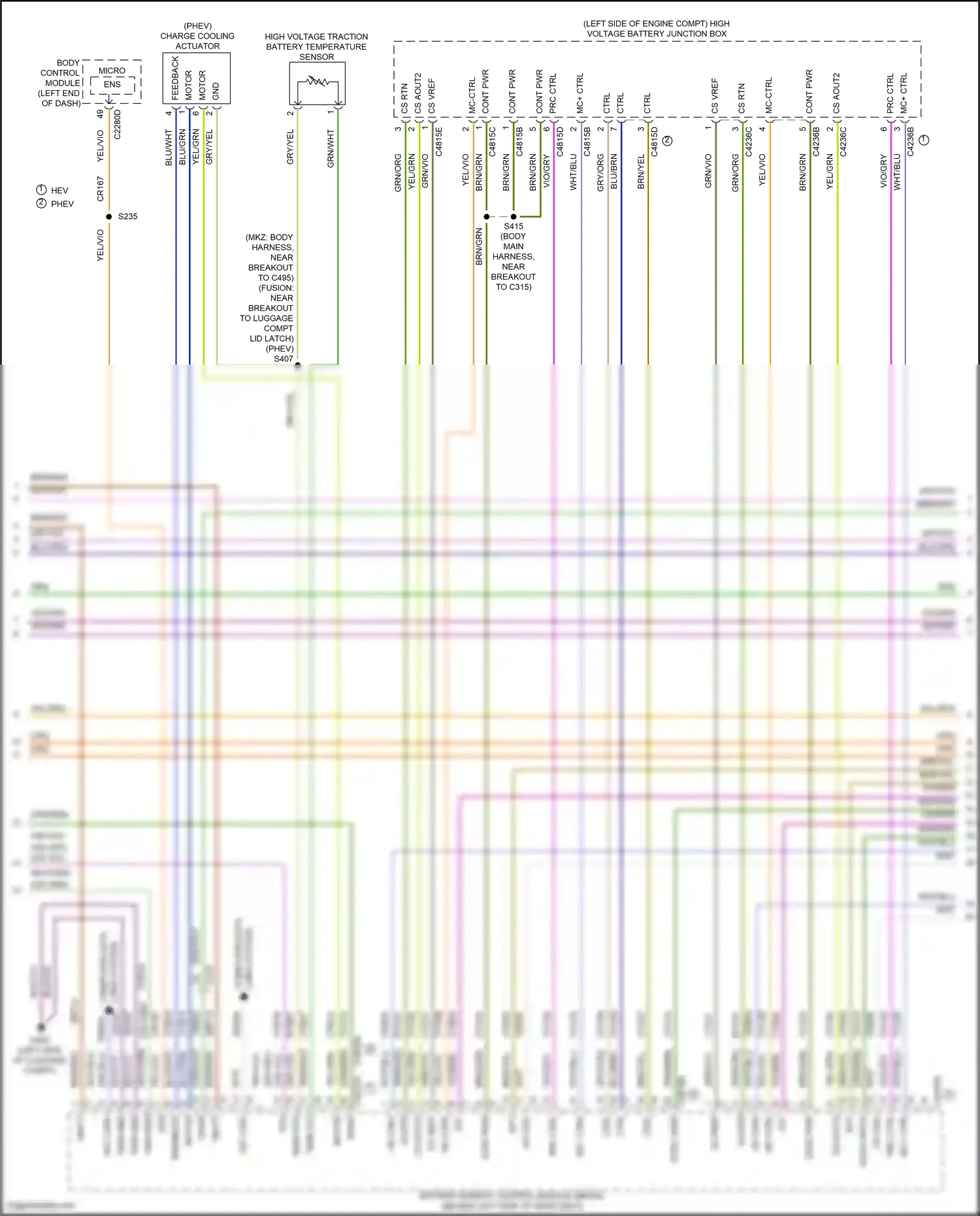 Lincoln MKZ II (2012-2016) vio/brn wiring diagram  (25 of 30)