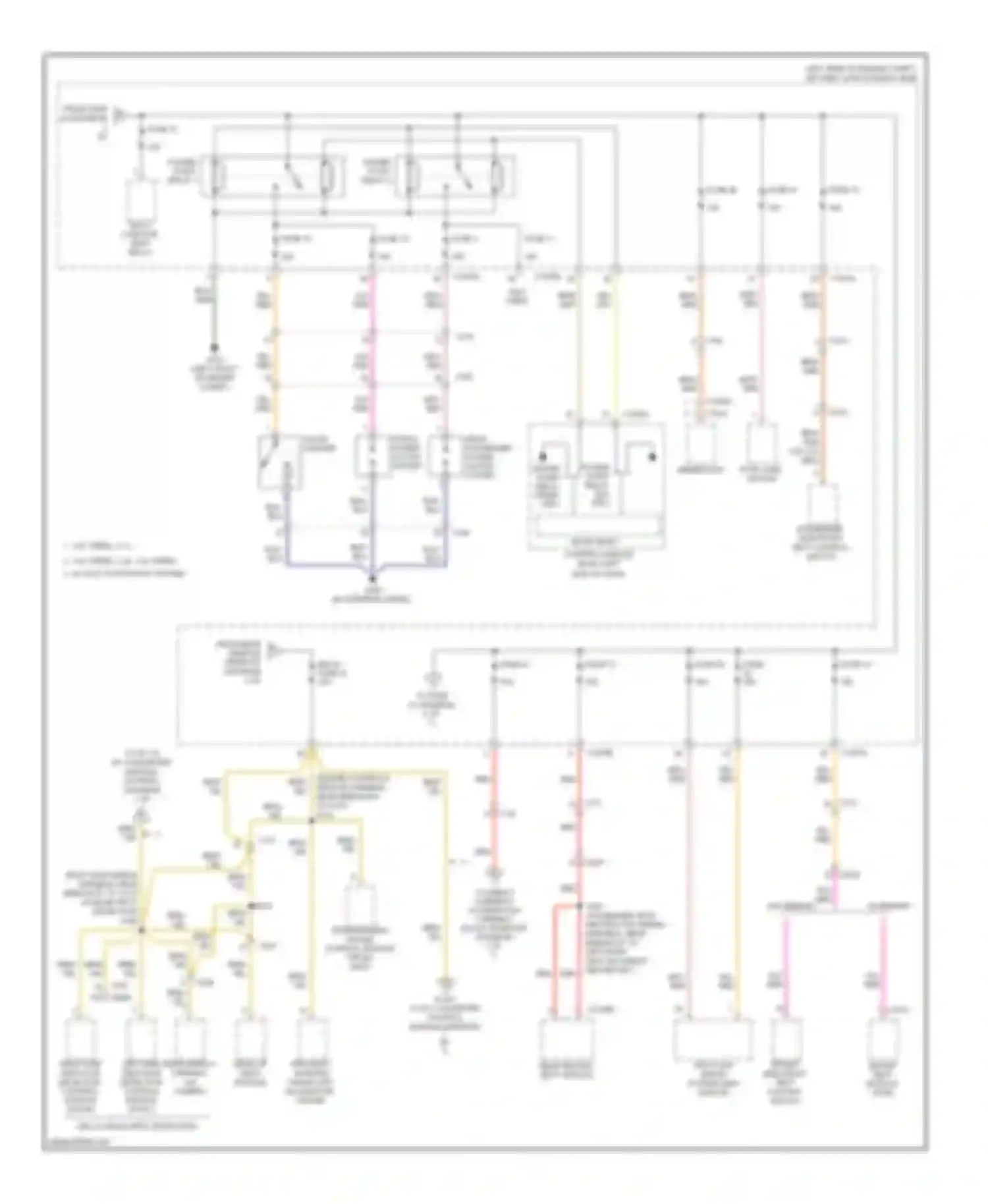 Wiring diagram w/ memory for Lincoln MKZ II (2012-2016) (2 of 4)
