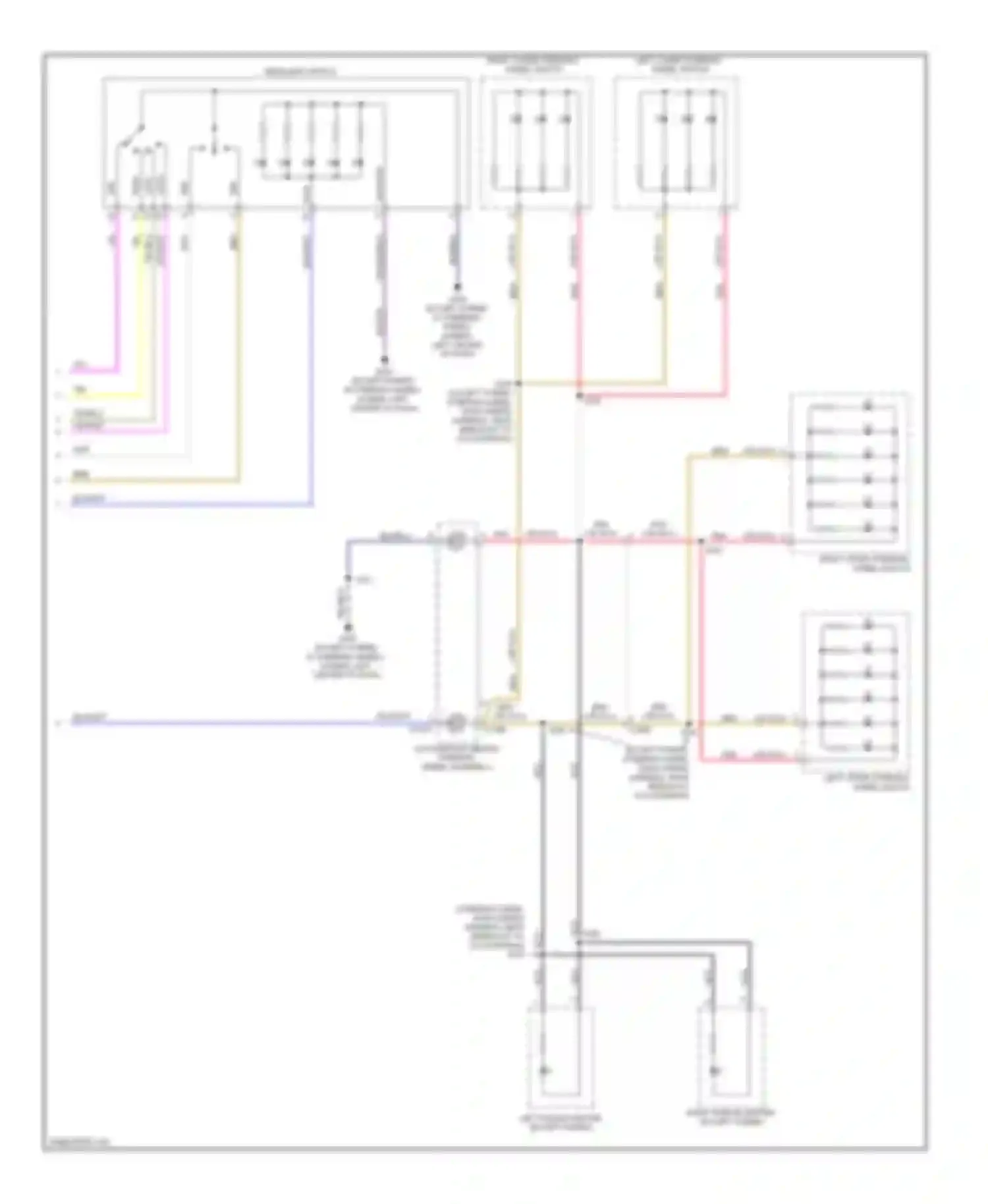Wiring diagram yel/blu for Lincoln MKZ II (2012-2016) (32 of 49)