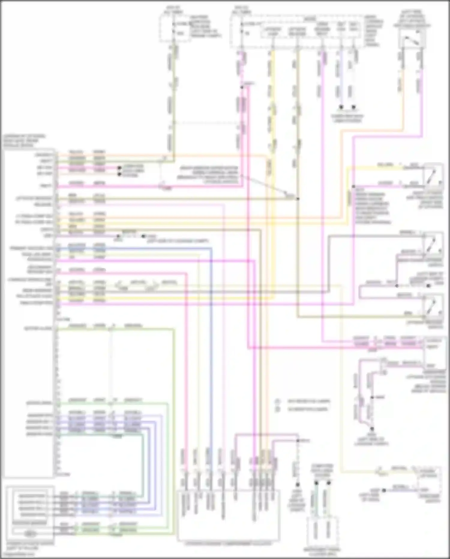 Car Wiring Diagrams for Nautilus Lincoln I (2018-2024): Power liftgate circuit