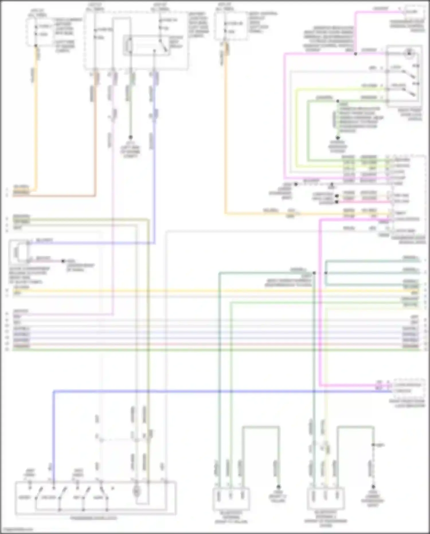 Wiring diagram bluetooth antenna 3 for Lincoln Nautilus I (2018-2024) (1 of 3)