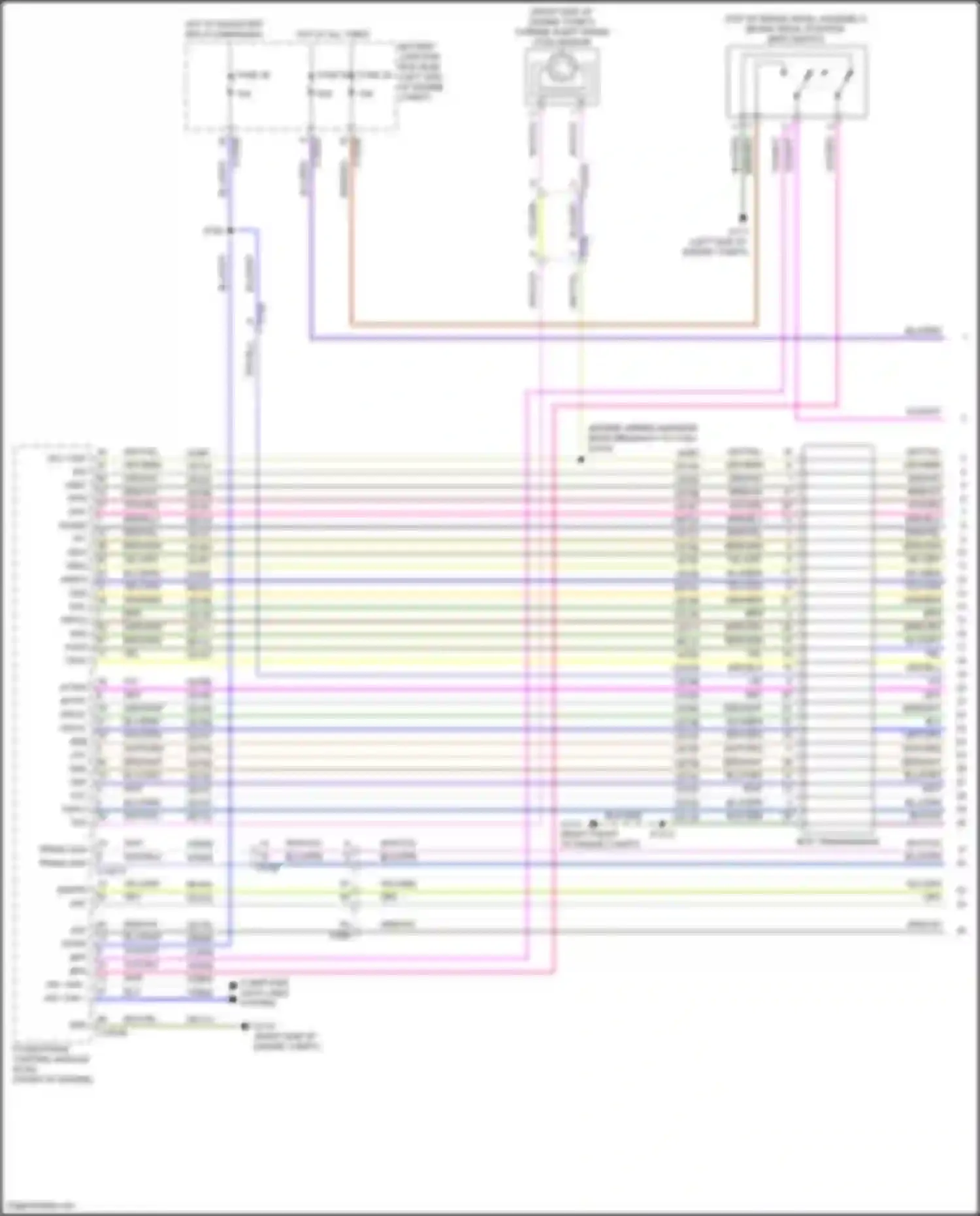 Wiring diagram blu/wht for Lincoln Nautilus I (2018-2024) (74 of 80)