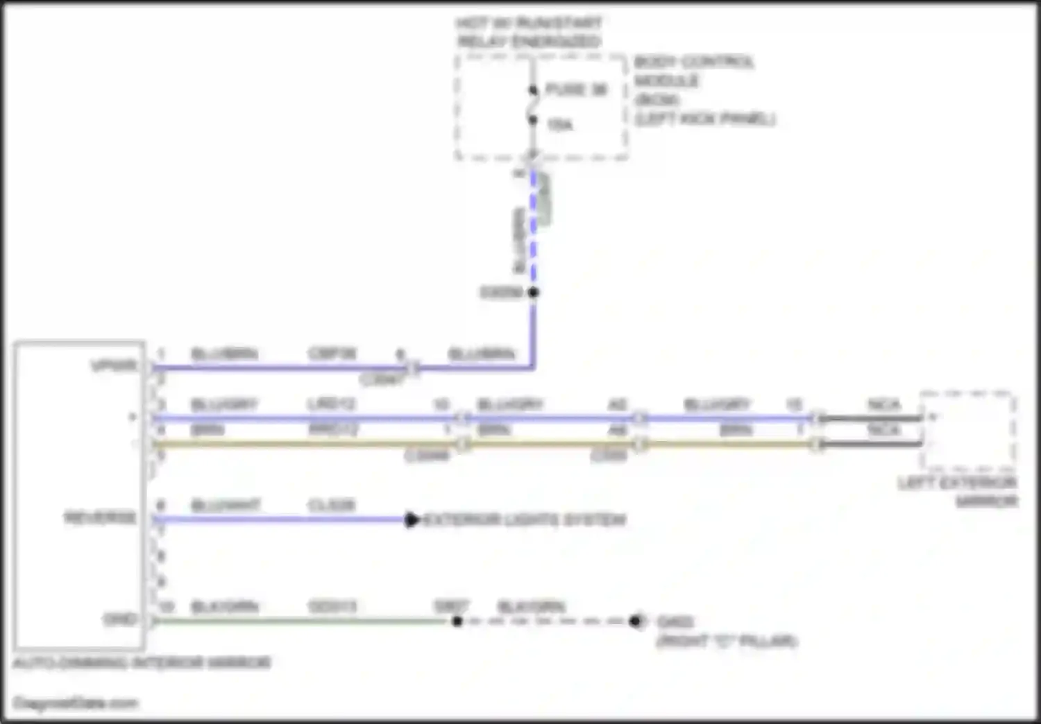 Wiring diagram brn for Lincoln Nautilus I (2018-2024) (30 of 70)