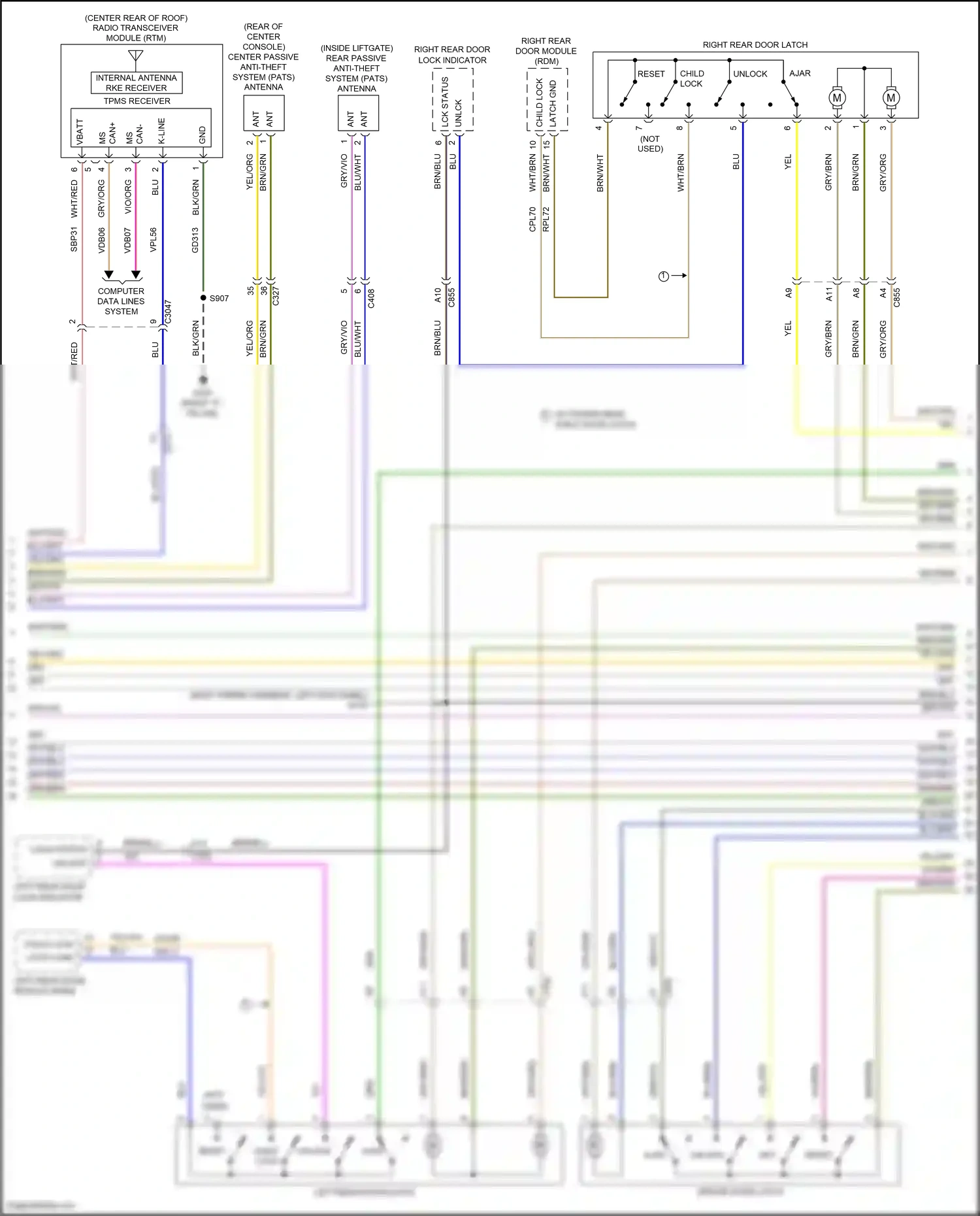 Lincoln Nautilus I (2018-2024) computer data lines system wiring diagram  (69 of 96)